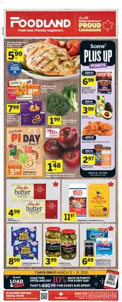 Preview of Foodland weekly flyer / circulaire from shop Foodland valid from 12.03.2026