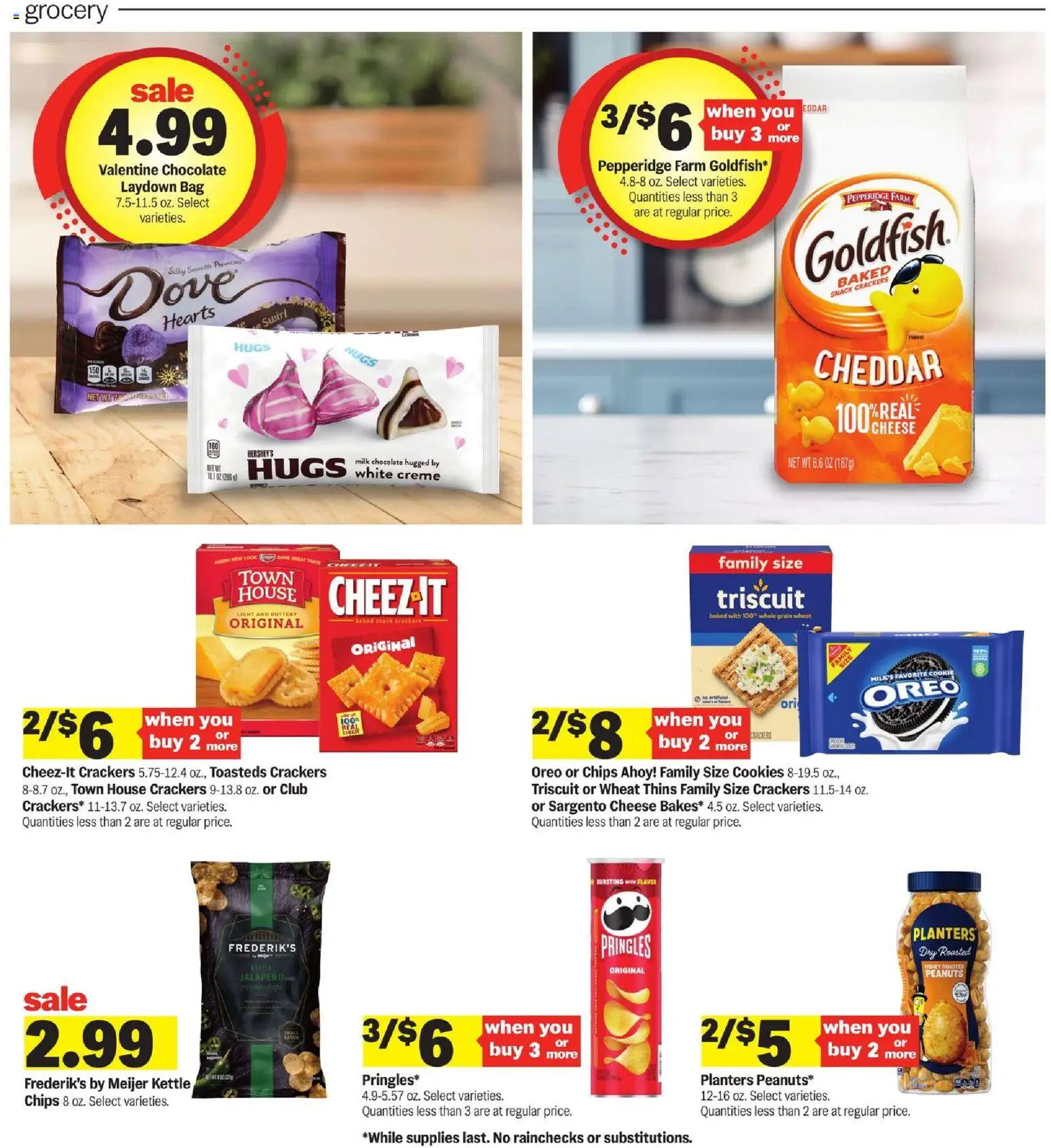 Meijer Weekly Ad - valid from 14.01.2026 | Page: 17 | Products: Milk, Cheese, Chocolate, Cookies