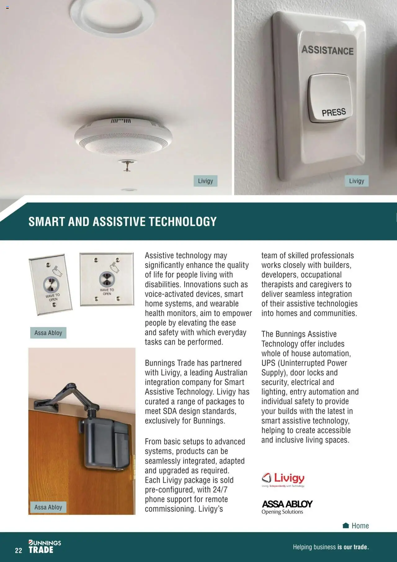 Bunnings Warehouse catalogue - valid from 28.10.2024 | Page: 22 | Products: Door, Phone, Press, UPS