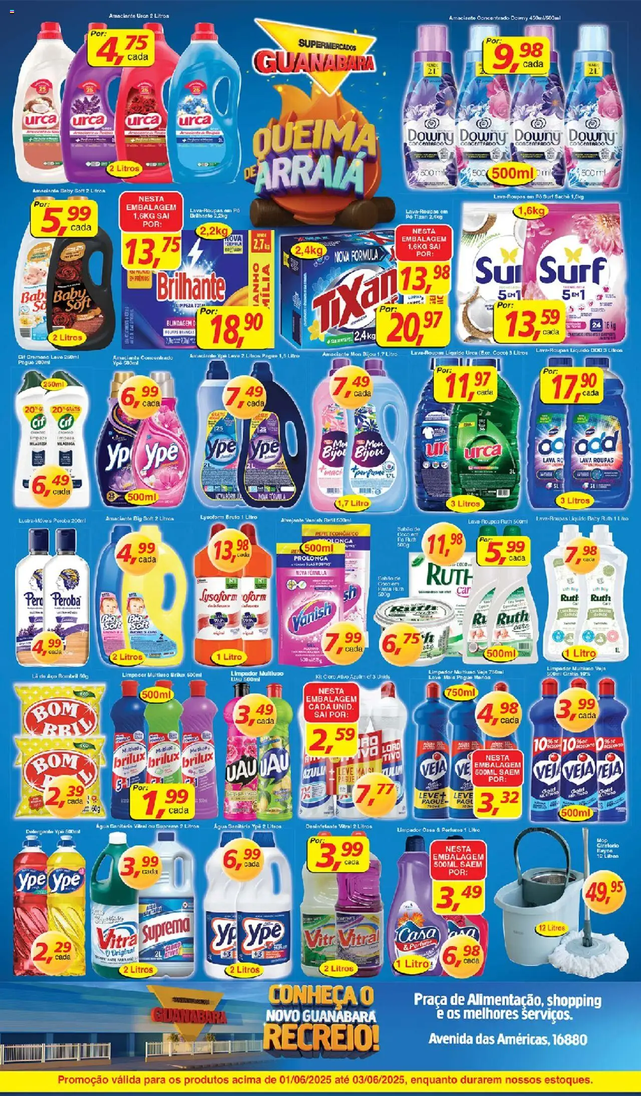 Supermercados Guanabara Folheto - válido de 01.06.2025 | Página: 7 | Produtos: Azulim, Perfume, Alvejante, Vanish