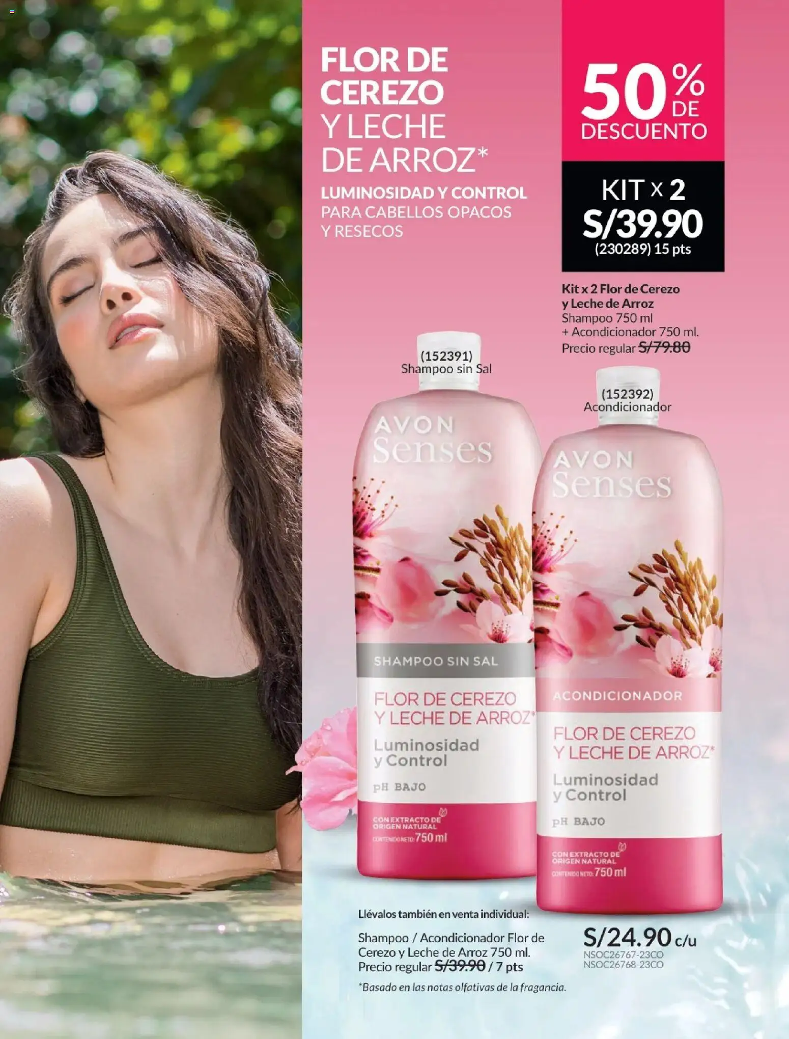 Catálogo Avon válido desde 01.01.2026 | Página: 163 | Productos: Shampoo, Acondicionador, Leche, Arroz