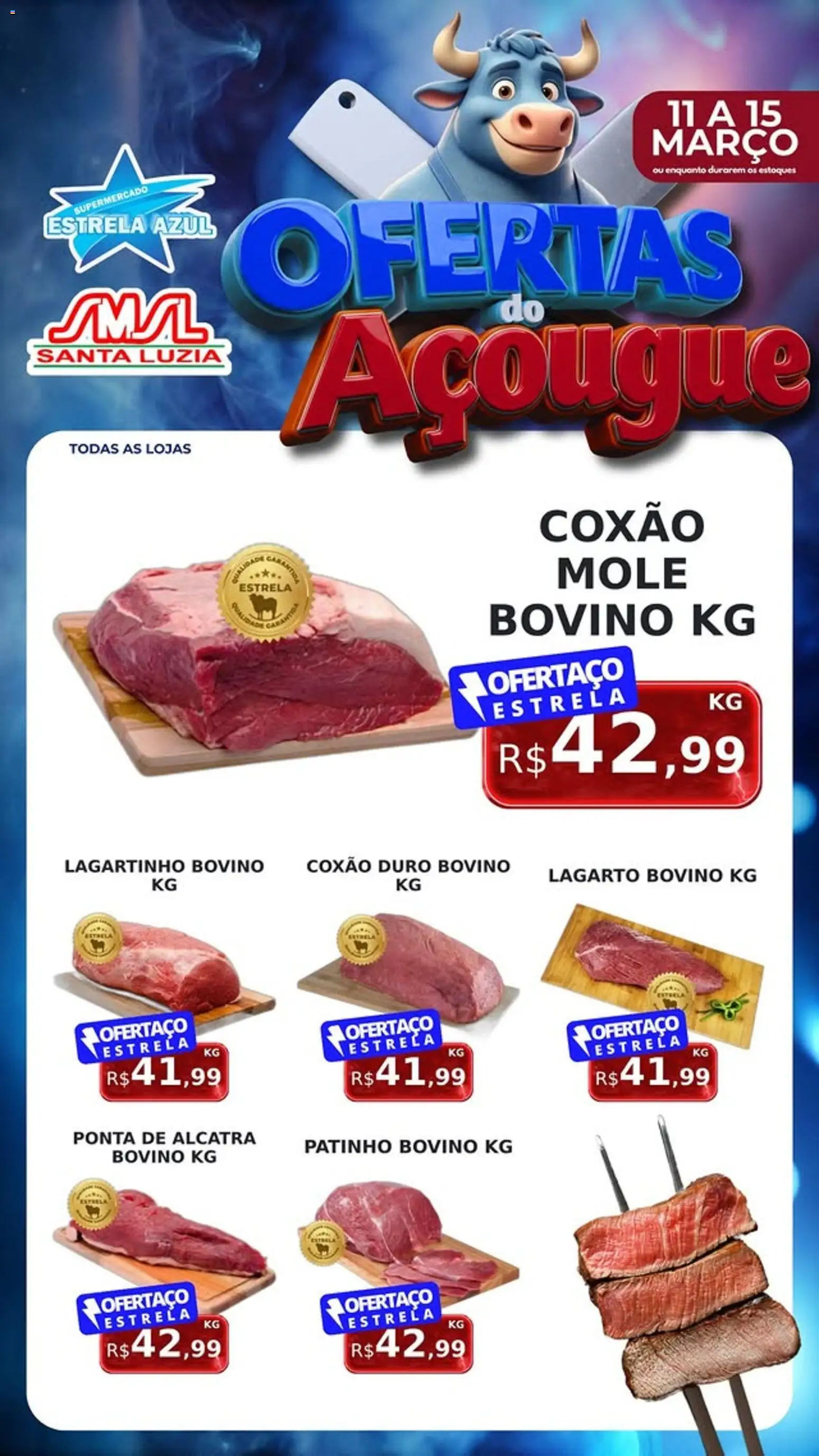 Estrela Azul Folheto - válido de 11.03.2026 | Página: 3 | Produtos: Alcatra