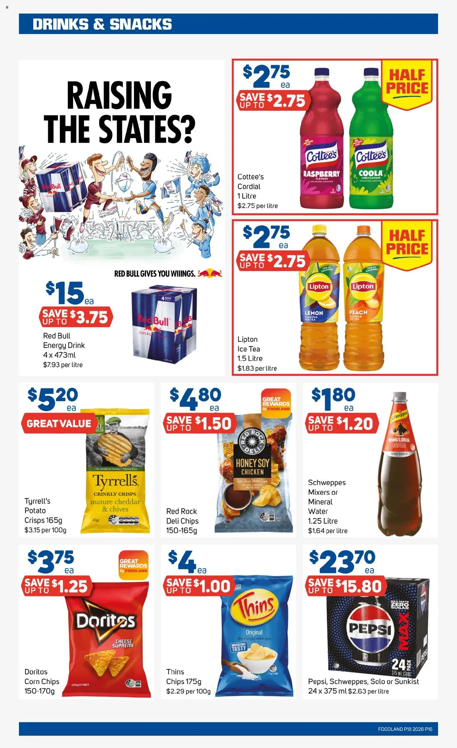 Foodland catalogue - valid from 29.04.2026 | Page: 16 | Products: Chicken, Water, Lime, Raspberry