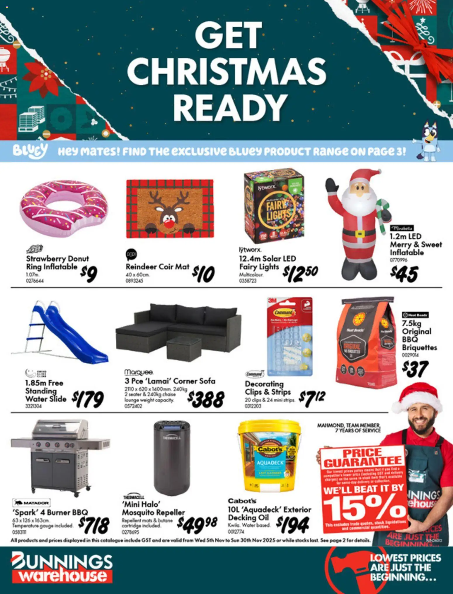 Bunnings Warehouse catalogue from 05.11.2025 | Page: 1