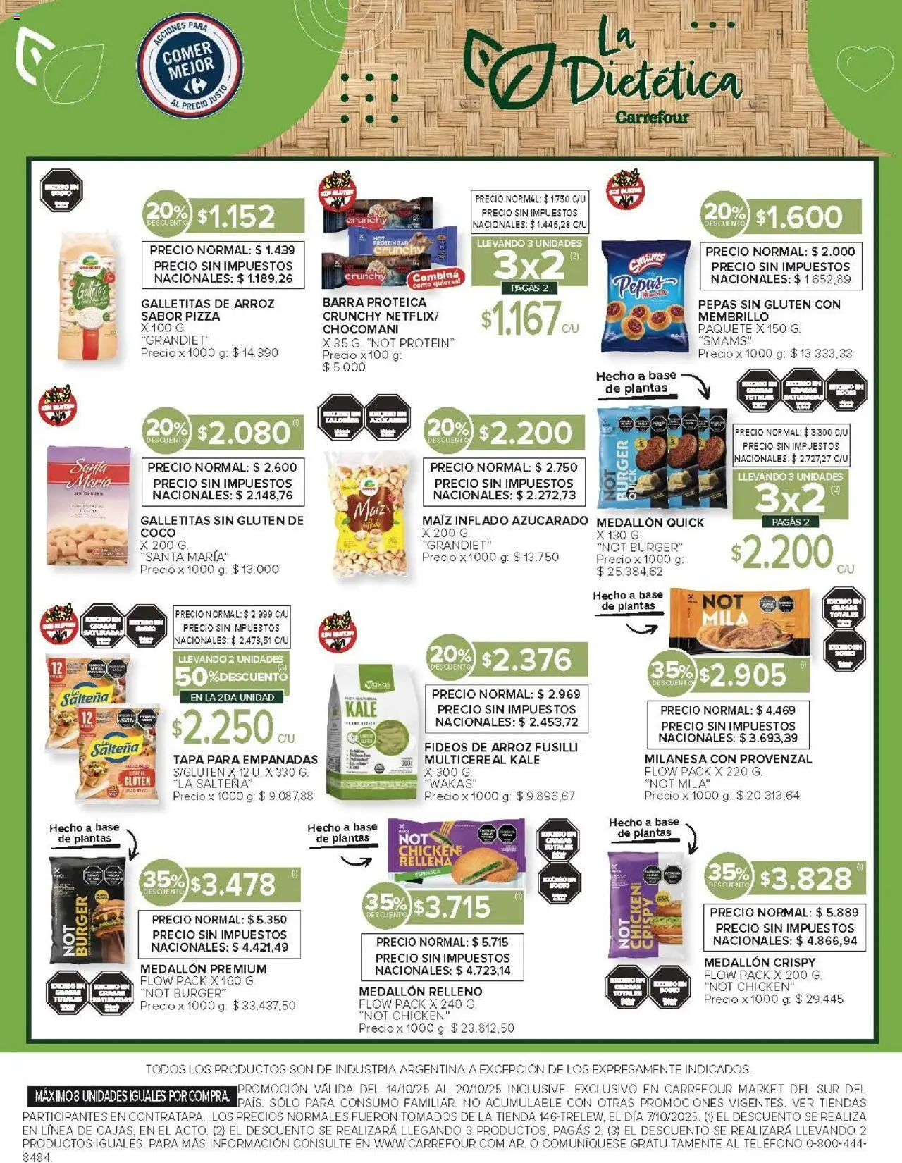 Carrefour ofertas - Chubut │ válido desde el 14.10.2025 | Página: 44 | Productos: Teléfono, Maiz, Espinaca, Provenzal