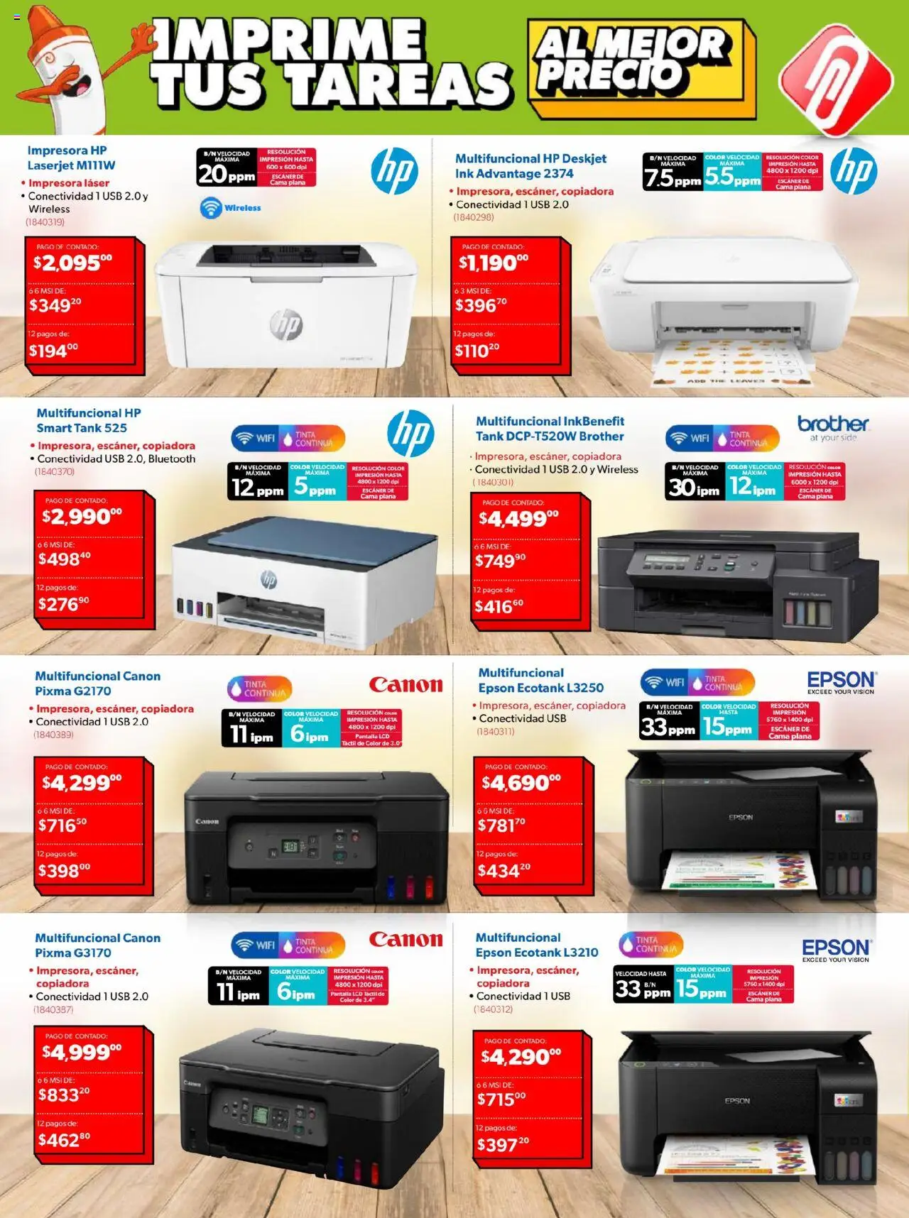 Nuevas ofertas de Ofix válidas en toda la República Mexicana desde el 15.07.2025. ¡Encuentra las mejores ofertas en Ofix catálogo! | Página: 4 | Productos: Usb, Impresora, Escaner, Cama