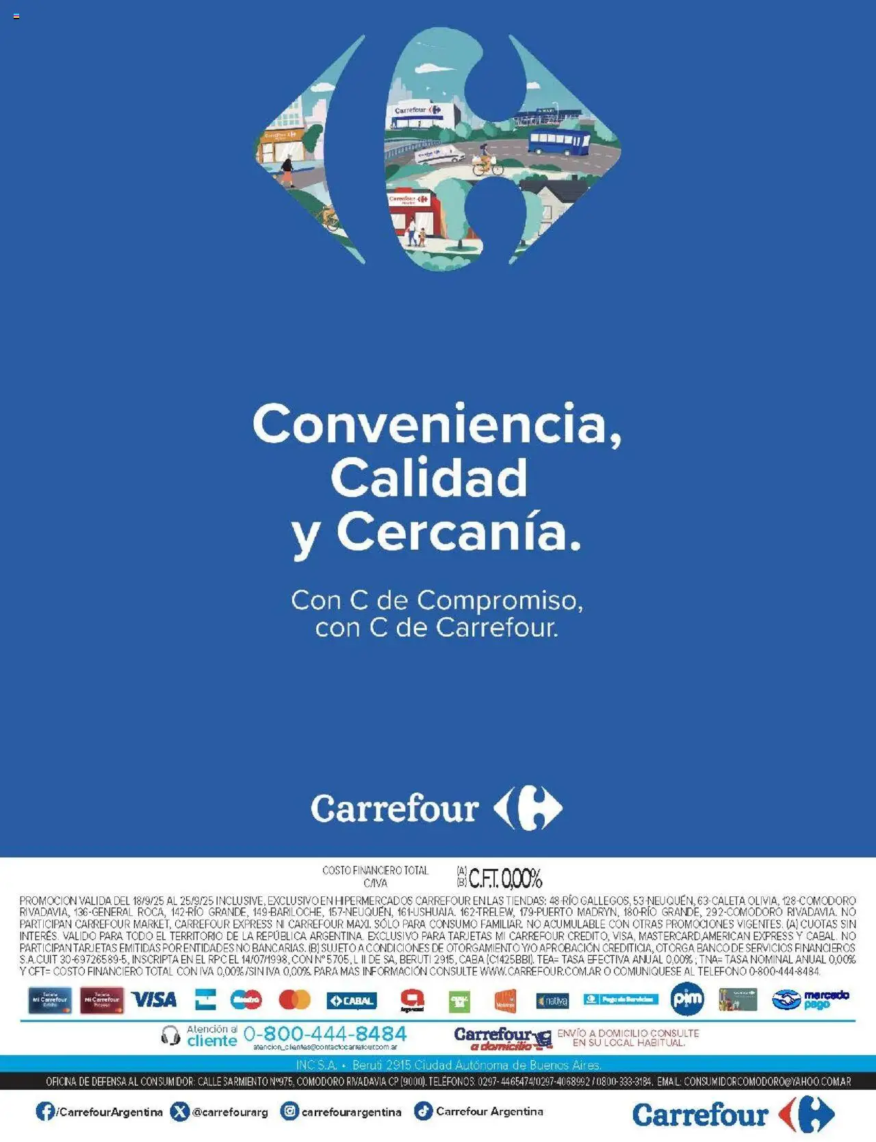 Carrefour ofertas - Comodoro │ válido desde el 18.09.2025 | Página: 23 | Productos: Teléfono, Banco, Cava