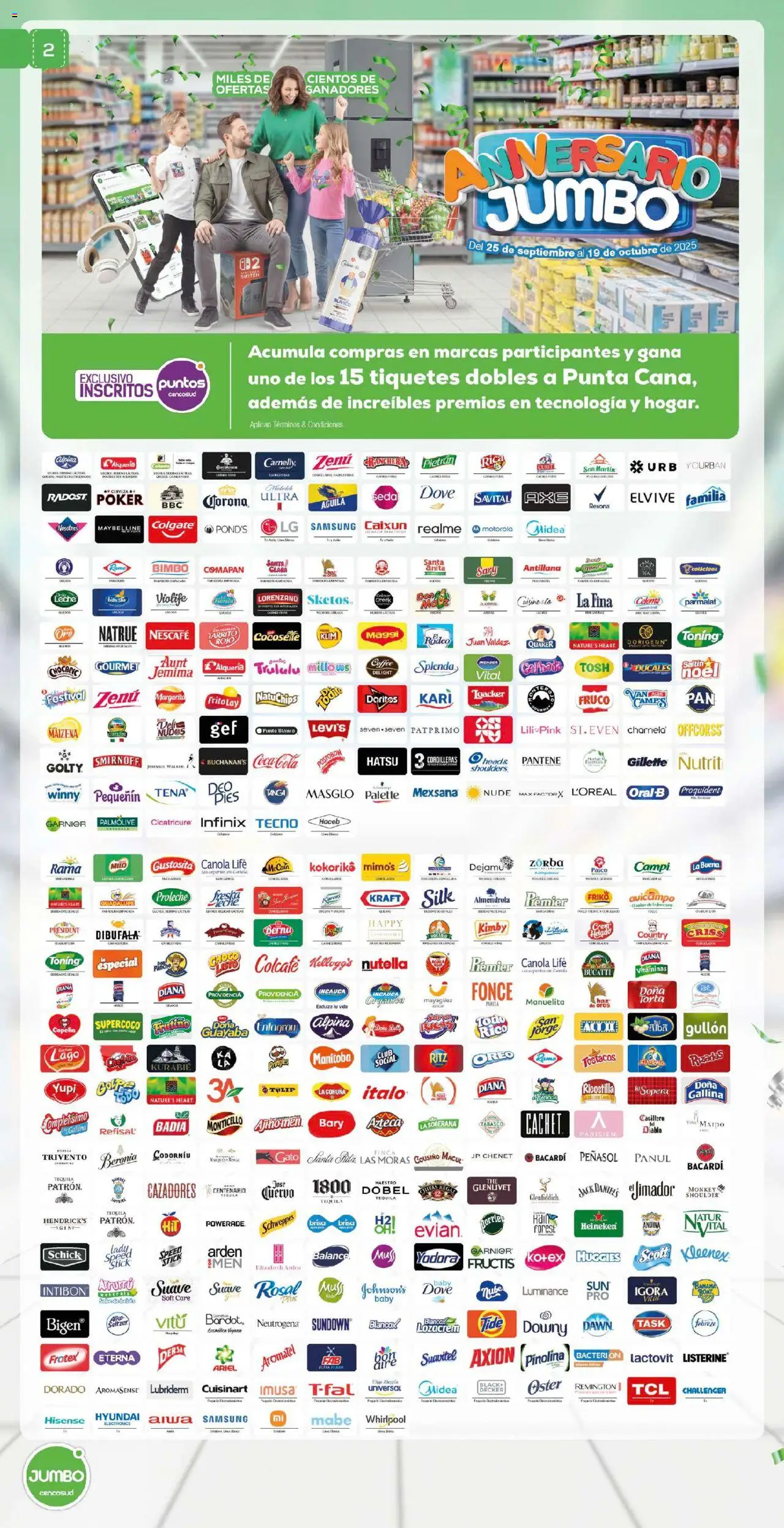 Jumbo revista - valida desde el 25.09.2025 | Página: 2 | Productos: Tequila, Vitaminas, Panela, Leche