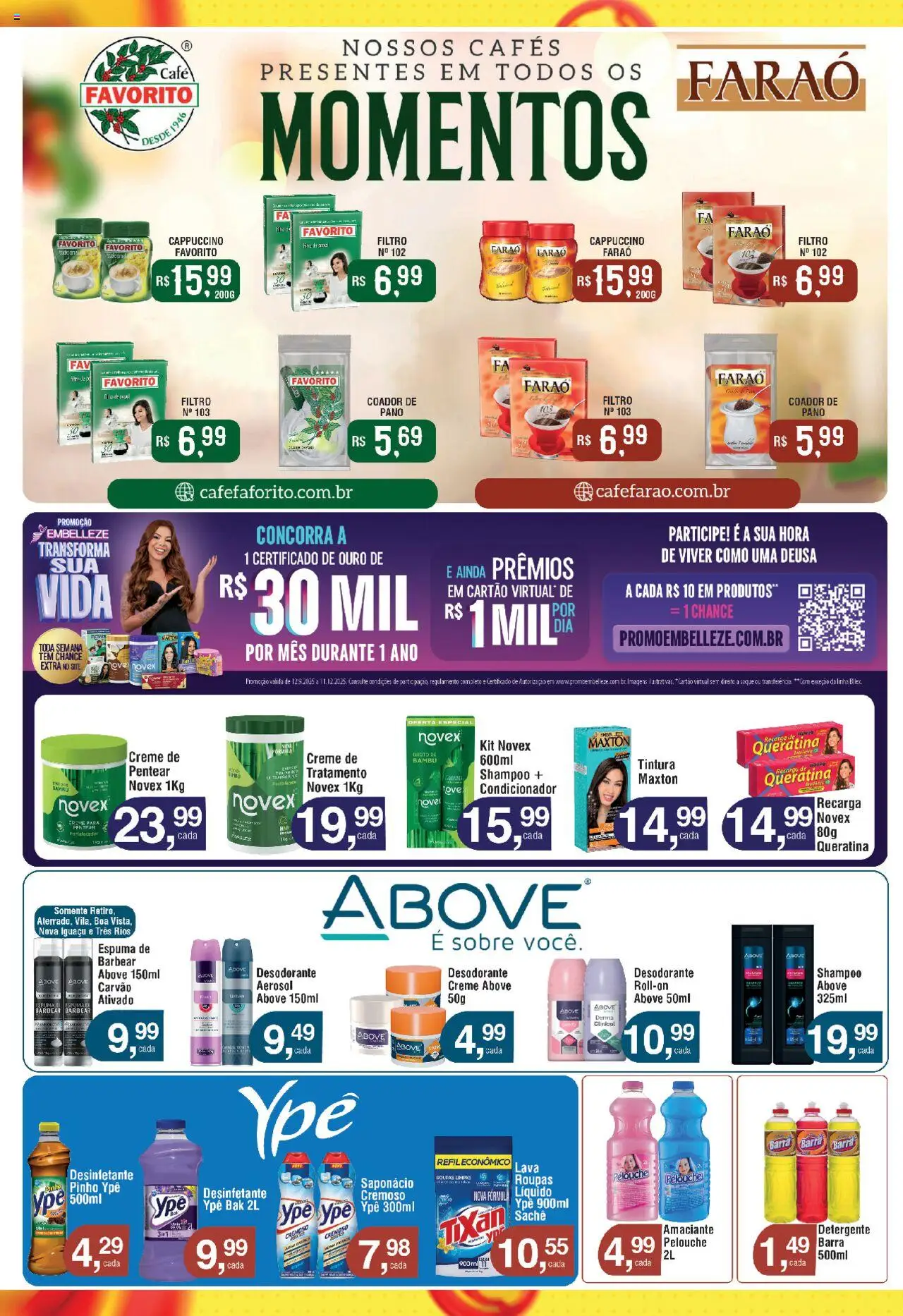 Royal Supermercados Folheto - válido de 13.10.2025 | Página: 11 | Produtos: Condicionador, Detergente, Café, Creme