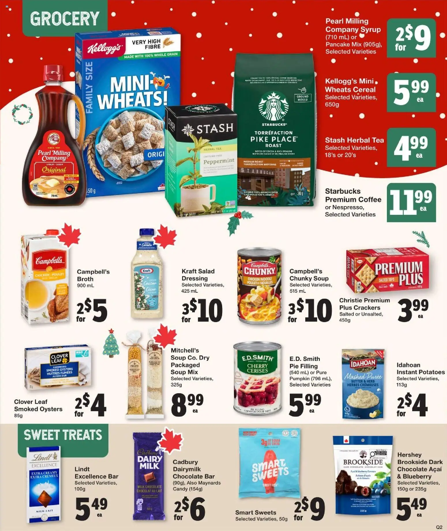Quality Foods flyer valid from 18.12.2025 | Page: 11 | Products: Fish, Tea, Milk, Oil