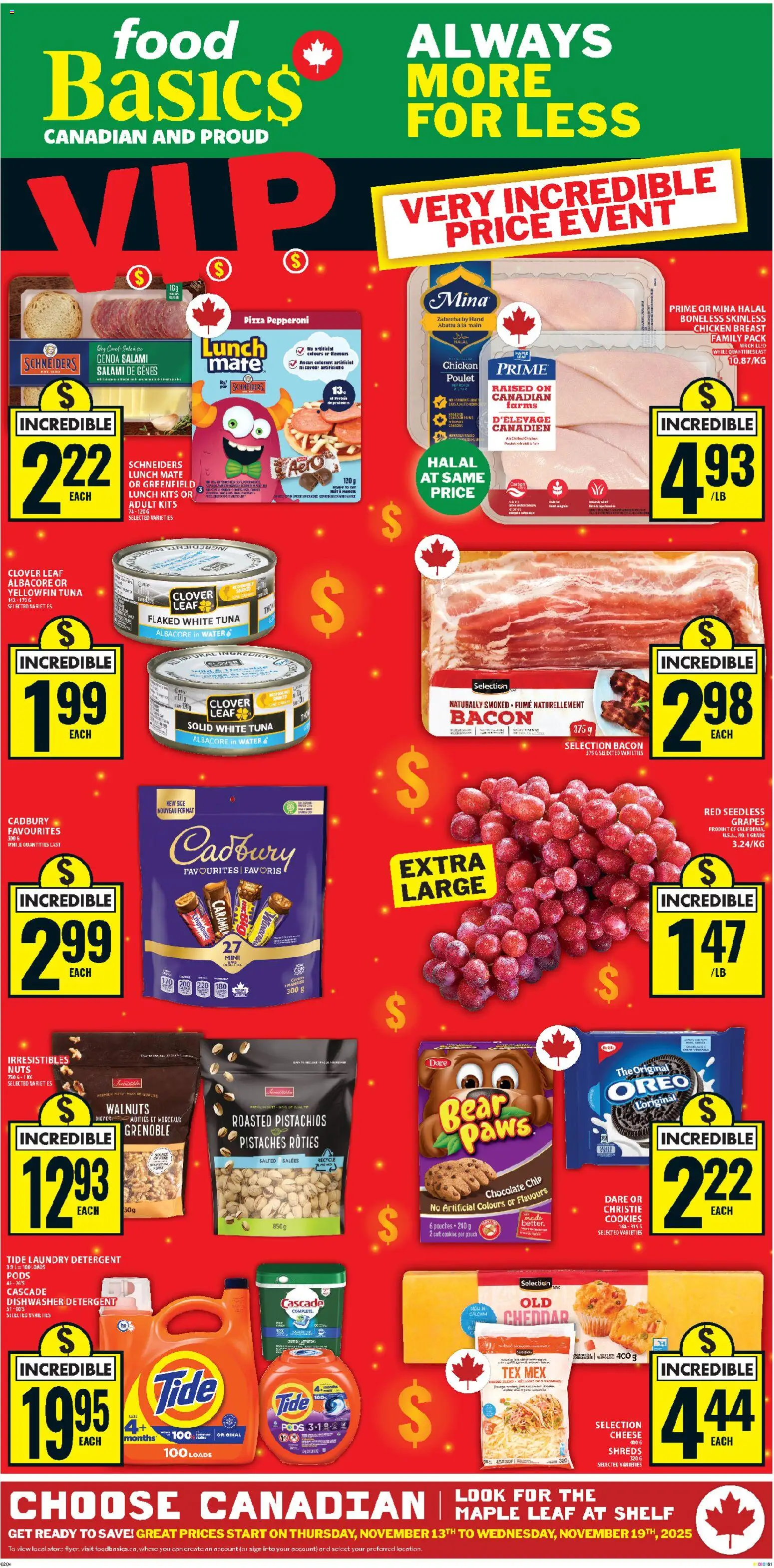 Food Basics flyer valid from 13.11.2025 | Page: 1