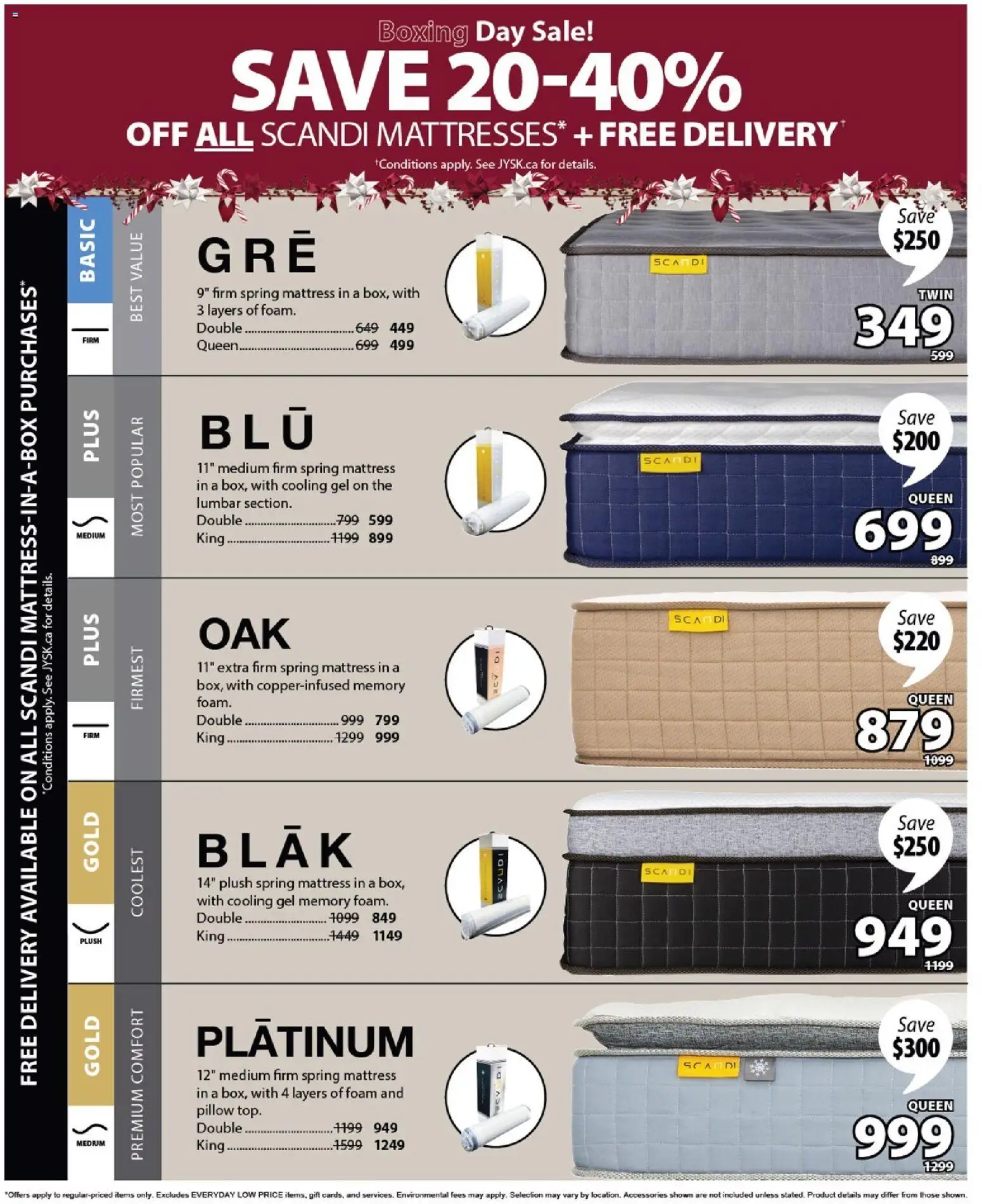 JYSK flyer valid from 18.12.2025 | Page: 21 | Products: Mattress, Pillow