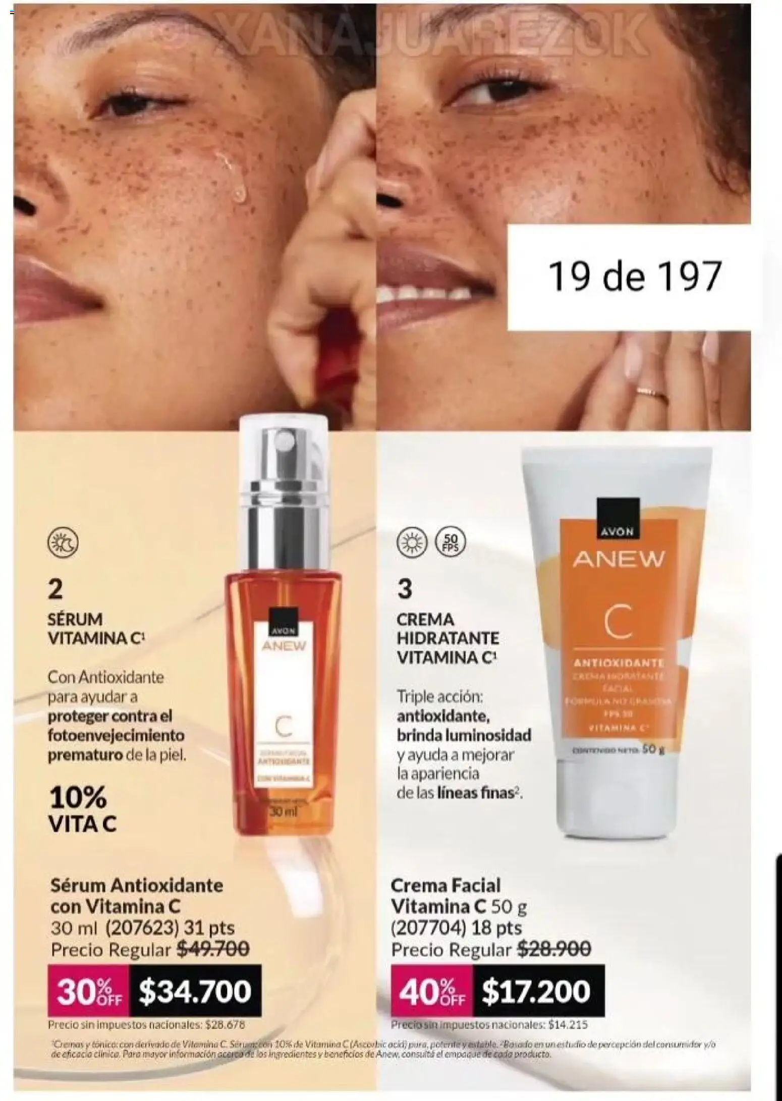 Catálogo AVON Campaña 15/2025 │ válido desde el 23.10.2025 | Página: 16 | Productos: Serum, Crema