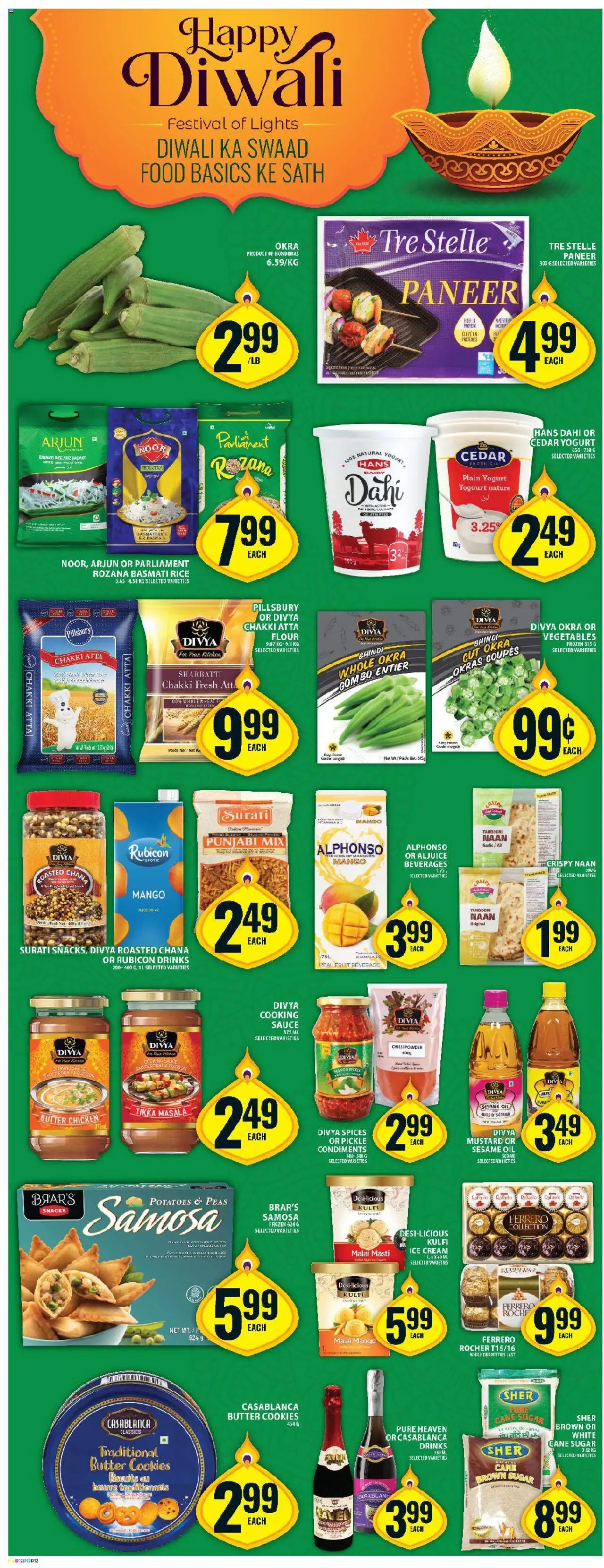 Food Basics flyer valid from 09.10.2025 | Page: 14 | Products: Cream, Powder, Butter, Oil