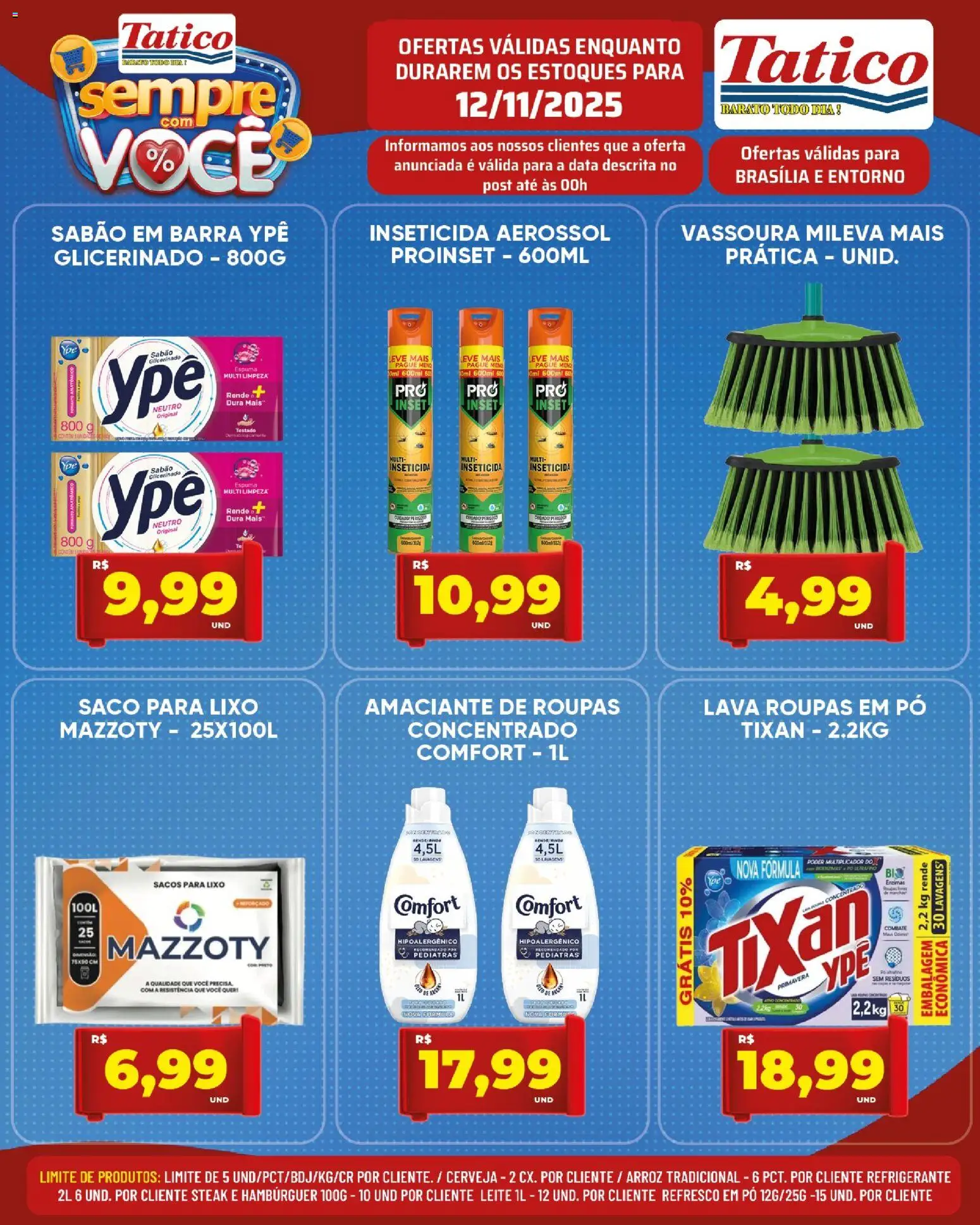 Tatico Folheto - válido de 12.11.2025 | Página: 15 | Produtos: Saco para lixo, Pó, Refresco, Refrigerante