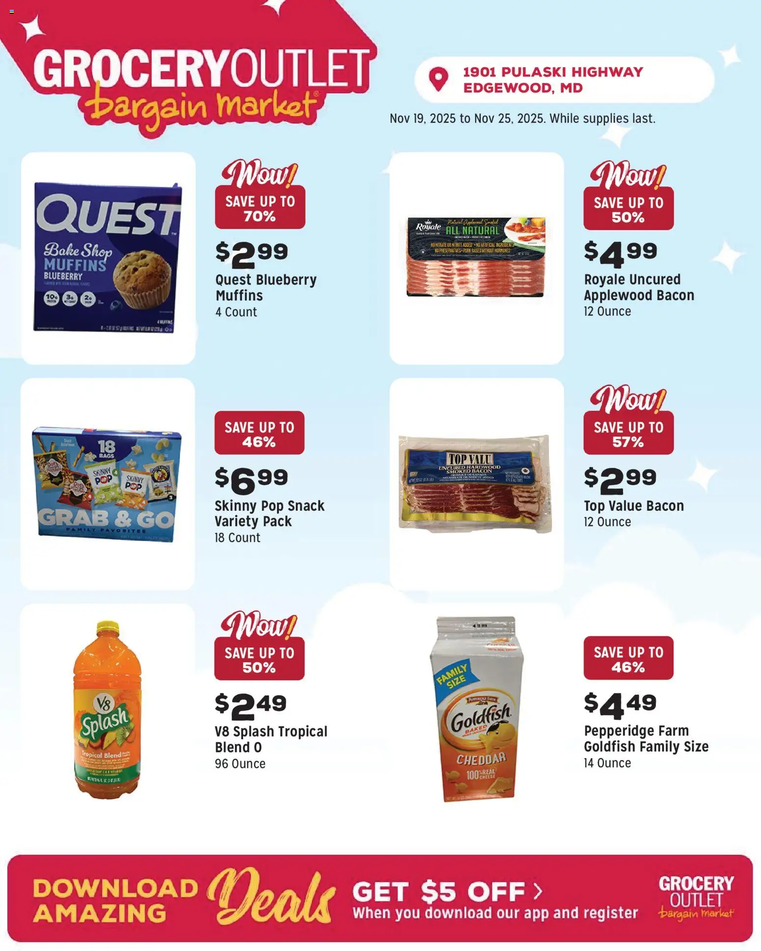 Grocery Outlet Weekly Ad - MD - valid from 19.11.2025 | Page: 9 | Products: Pork