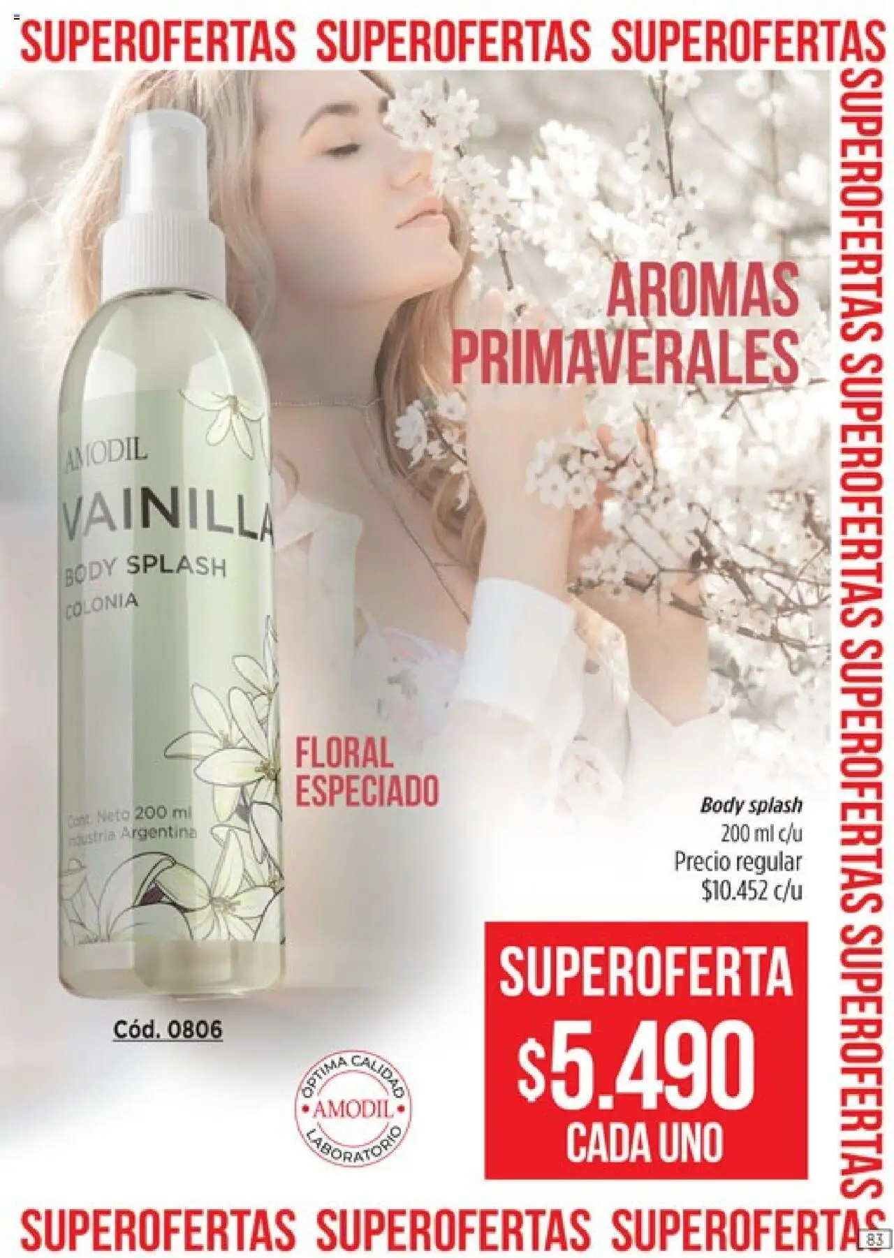 Catálogo Amodil Campaña 14 │ válido desde el 19.08.2025 | Página: 83 | Productos: Body
