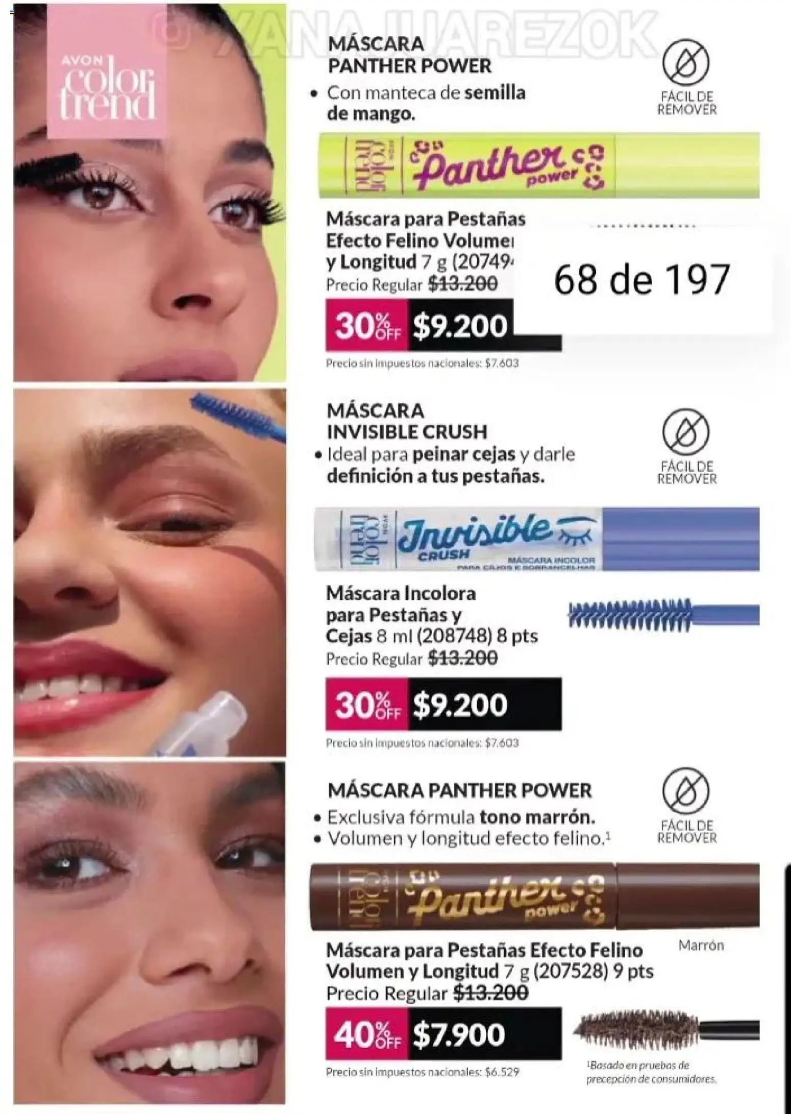 Catálogo AVON Campaña 15/2025 │ válido desde el 23.10.2025 | Página: 61 | Productos: Máscara, Manteca