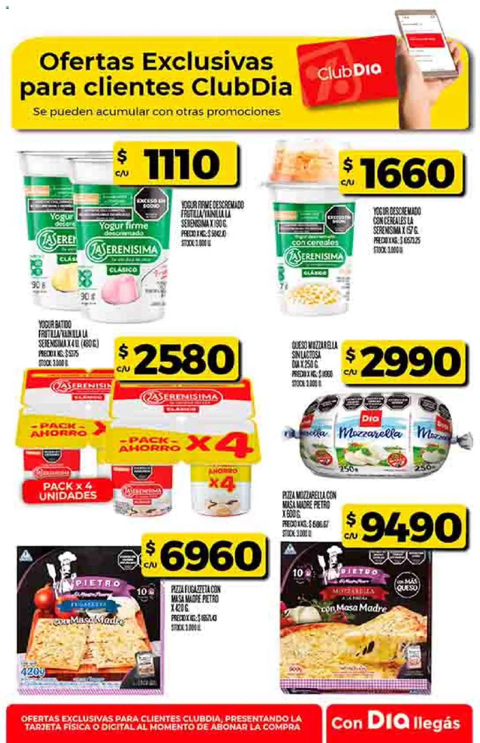 Dia - Ofertas - Salta y Jujuy │ válido desde el 17.12.2025 | Página: 43 | Productos: Yogur, Pizza, Cereales