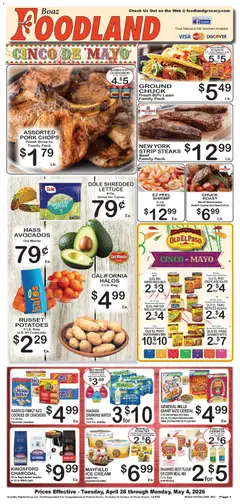 Preview of Foodland weekly ads valid from 28.04.2026 | Page: 1