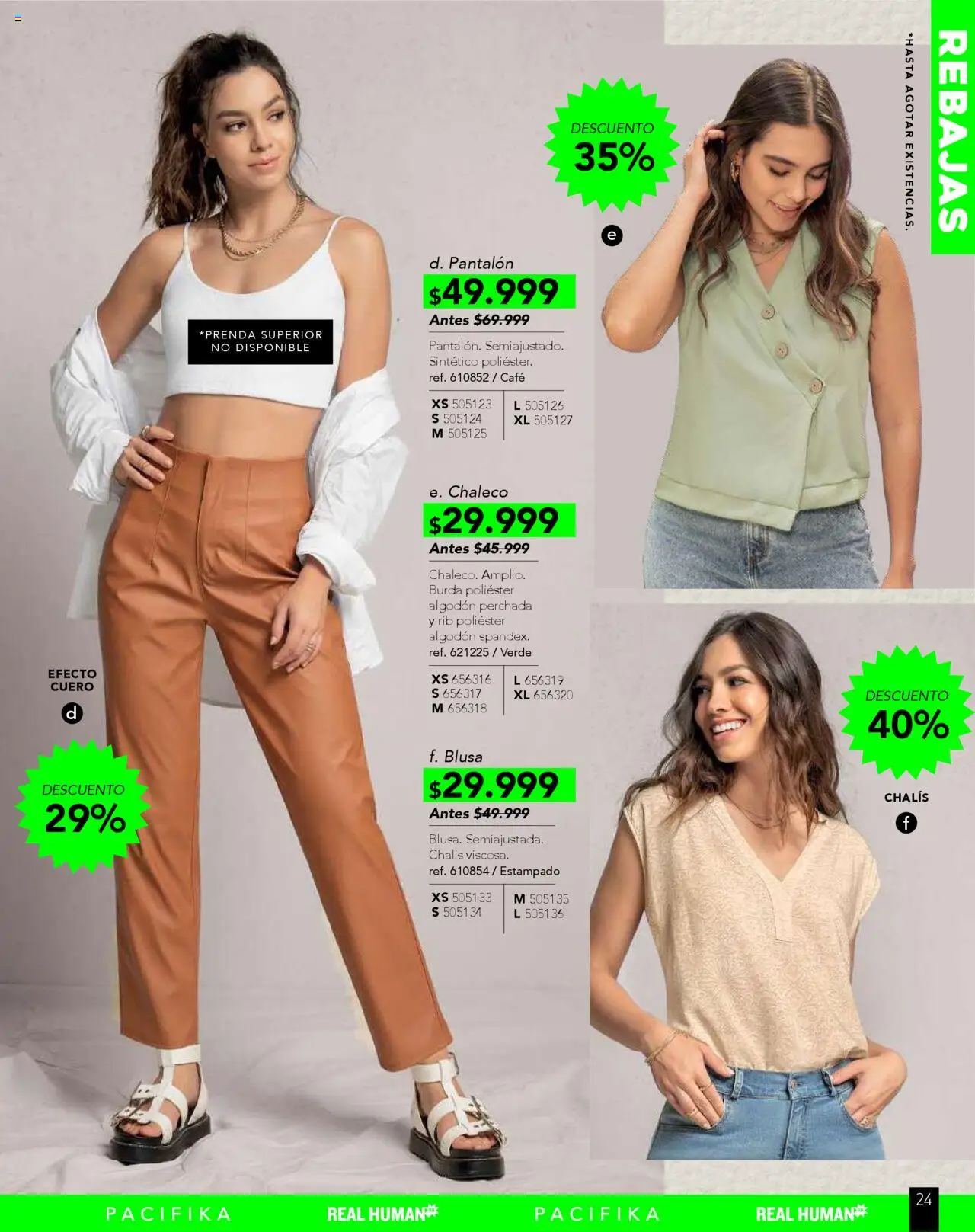 Pacifika revista - valida desde el 16.06.2025 | Página: 203 | Productos: Algodón, Blusa, Chaleco, Café