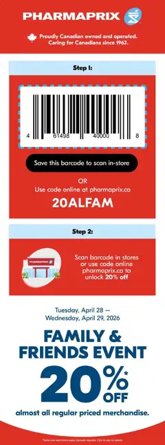 Preview of Pharmaprix - Event from shop Pharmaprix valid from 28.04.2026