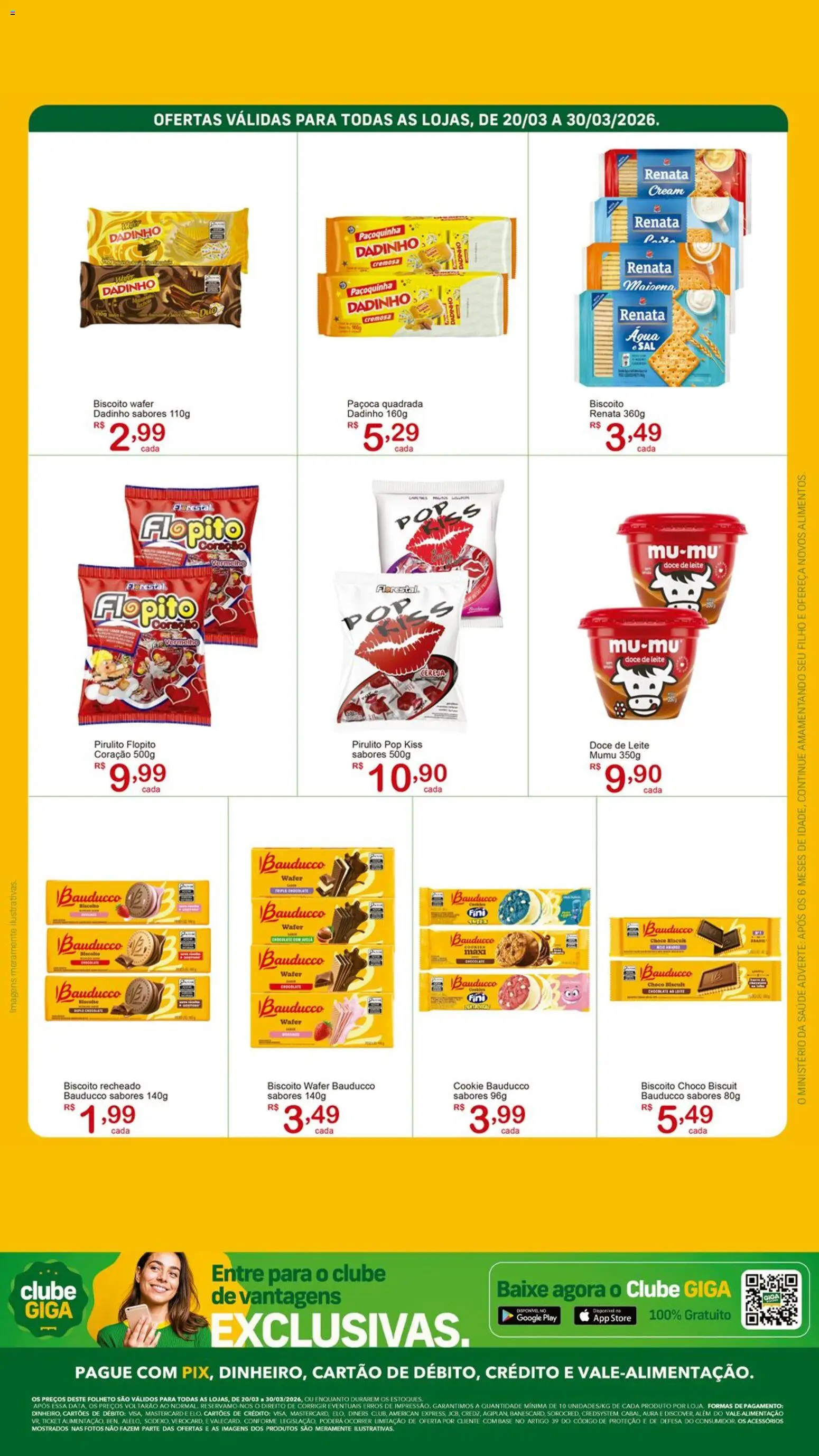 GIGA Atacado Folheto - válido de 20.03.2026 | Página: 2 | Produtos: Cereja, Biscoito, Leite, Chocolate