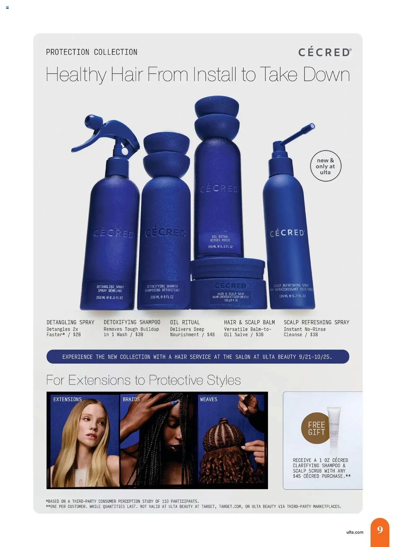 Ulta Beauty Weekly Ad - valid from 05.10.2025 | Page: 9 | Products: Shampoo, Oil