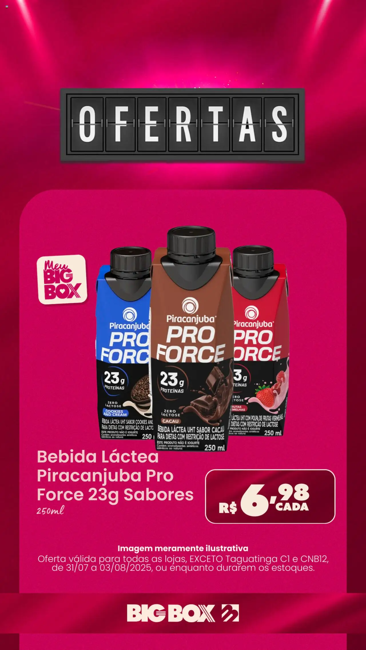 Big Box Folheto - válido de 31.07.2025 | Página: 6 | Produtos: Iogurte, Bebida, Cookies