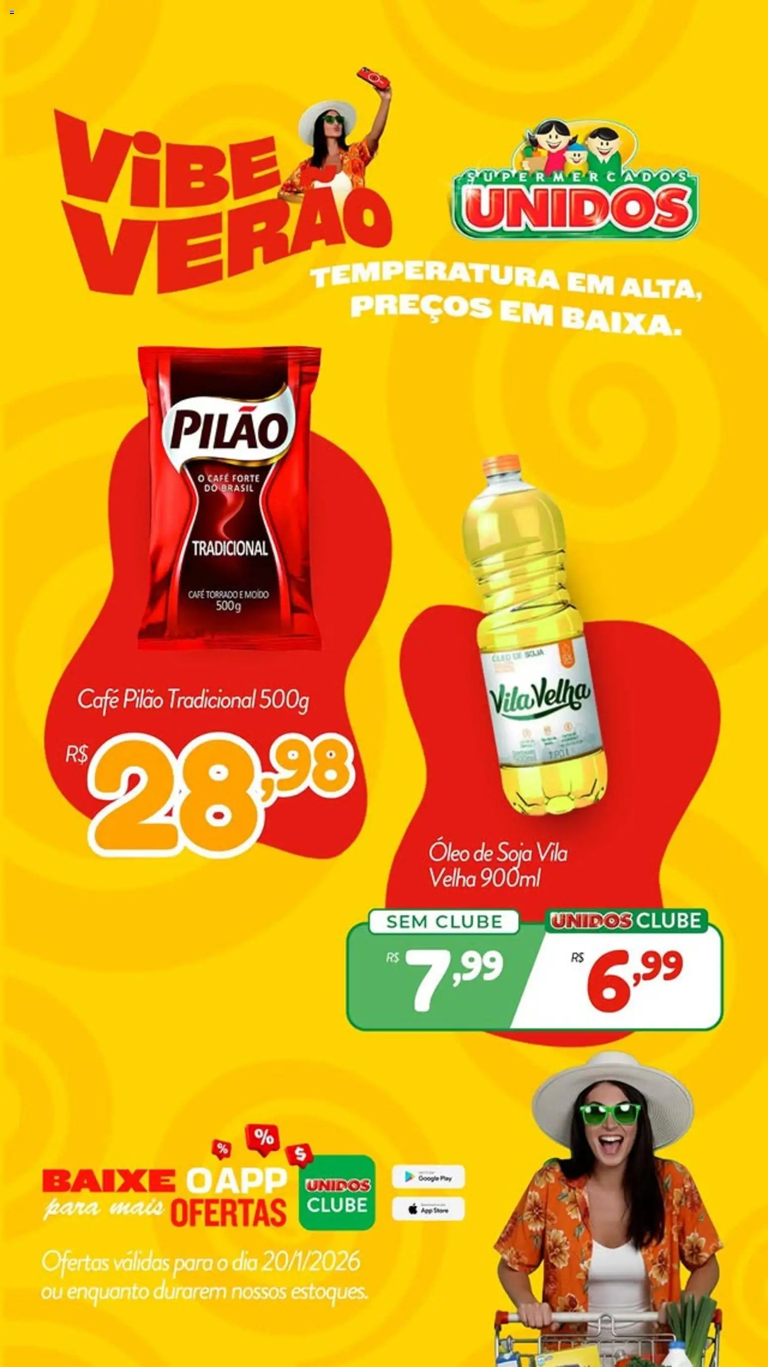 Supermercados Unidos Folheto - válido de 20.01.2026 | Página: 4 | Produtos: Óleo, Café, Café pilão, Soja