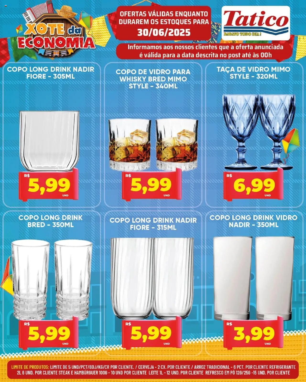 Tatico Folheto - válido de 30.06.2025 | Página: 16 | Produtos: Refresco, Leite, Arroz, Refrigerante