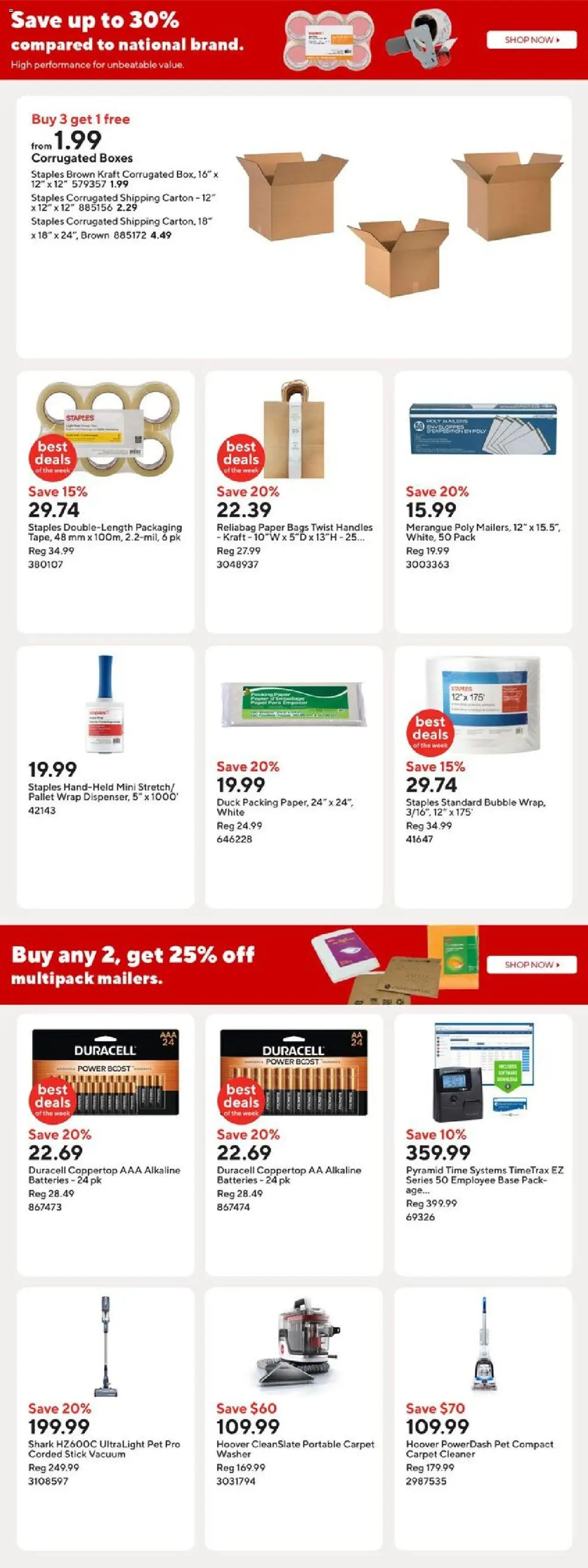 Staples flyer valid from 19.09.2025 | Page: 15 | Products: Carpet