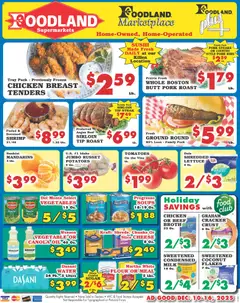 Preview of Foodland weekly ads valid from 10.12.2025