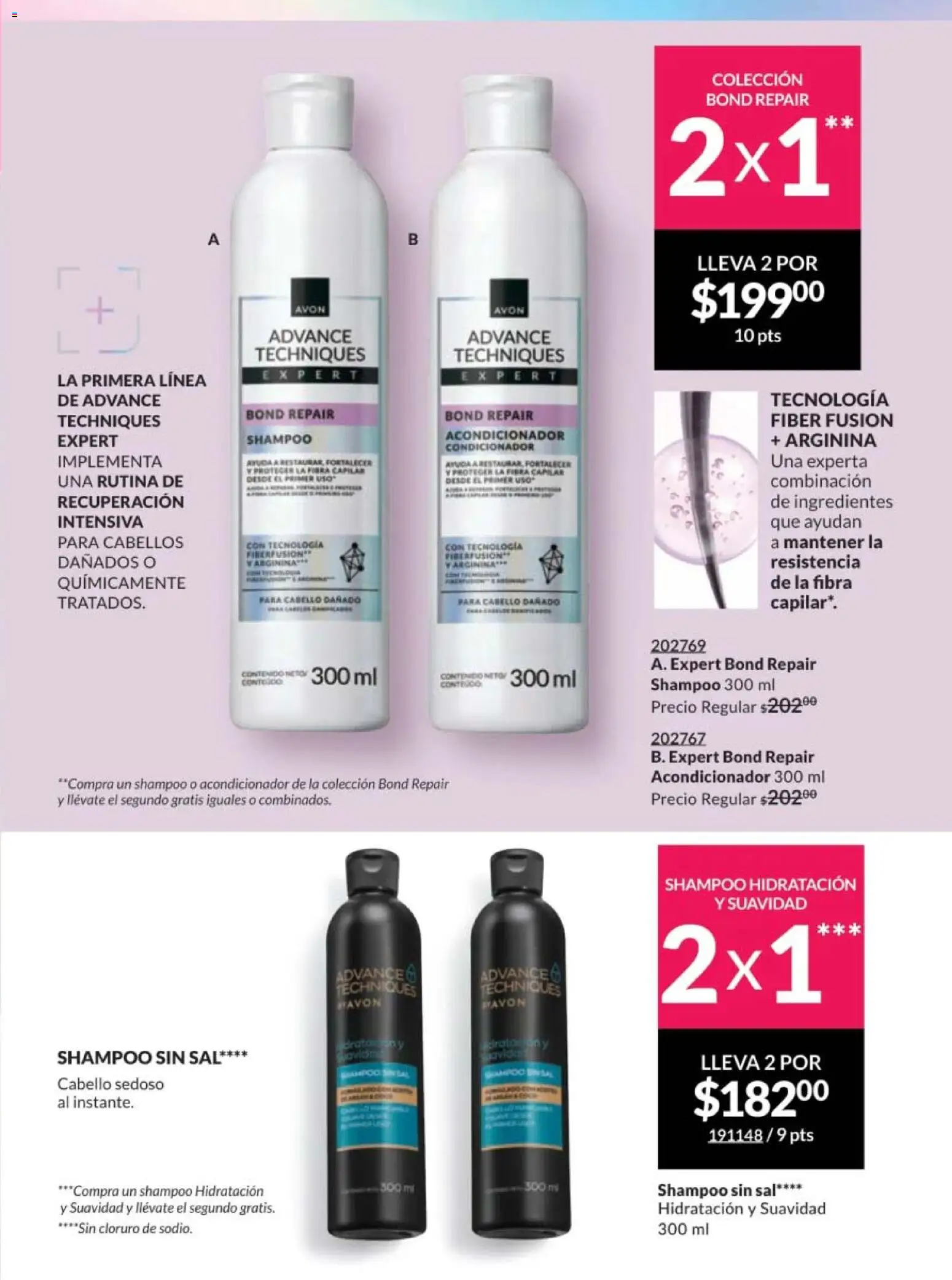 Nuevas ofertas de AVON válidas en toda la República Mexicana desde el 10.01.2026. ¡Encuentra las mejores ofertas en AVON campaña 2 2026! | Página: 177 | Productos: Sal, Aceite, Acondicionador