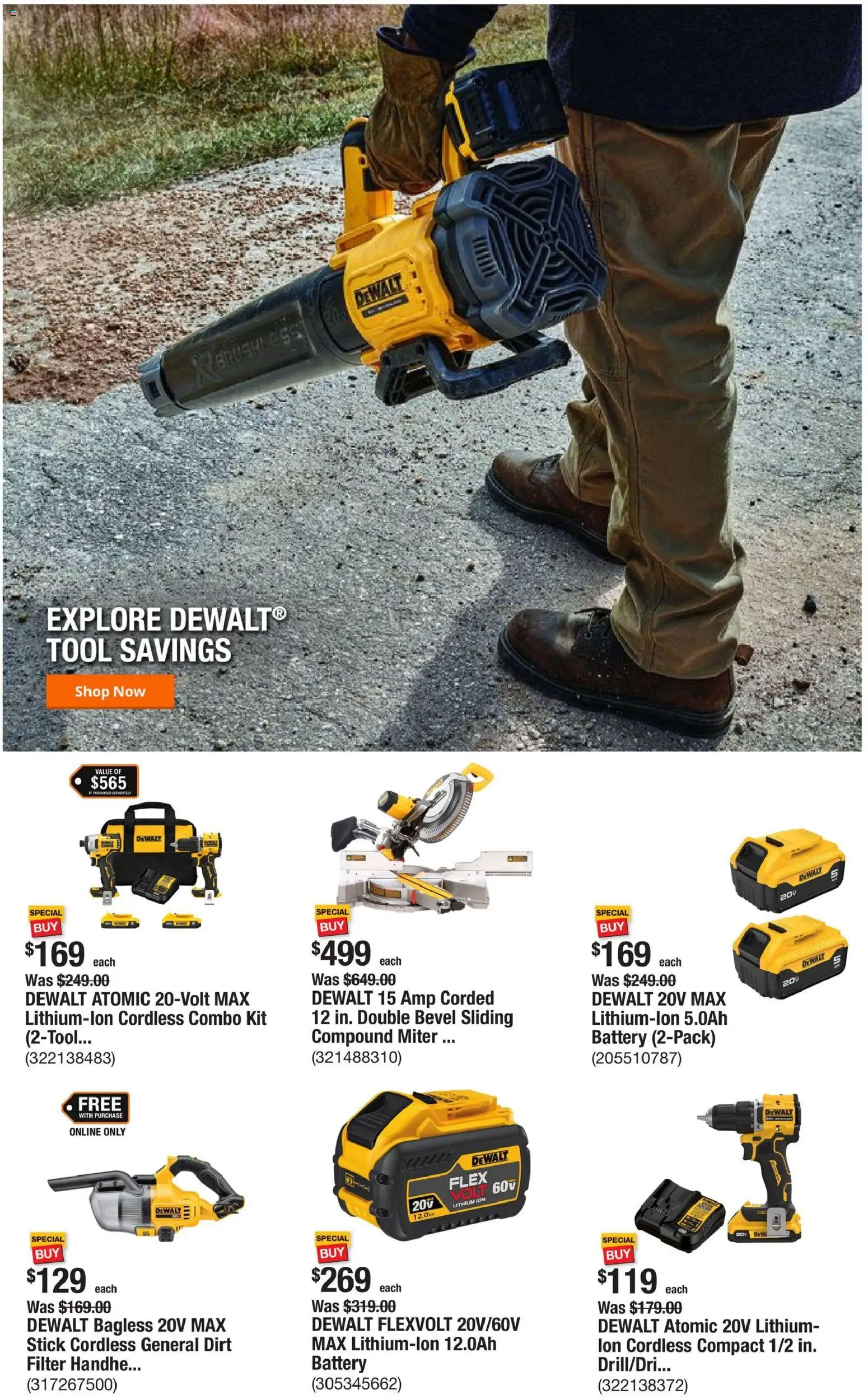 Home Depot Weekly Ad - FL - valid from 18.12.2025 | Page: 5 | Products: Battery