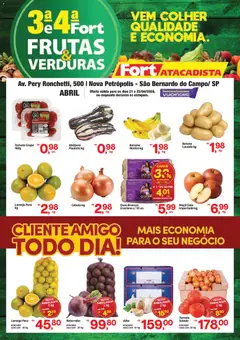 Fort Atacadista ofertas Frutas, Verduras - Pré-Visualização do folheto da loja Fort Atacadista, válido de 21.04.2026 | Página: 1