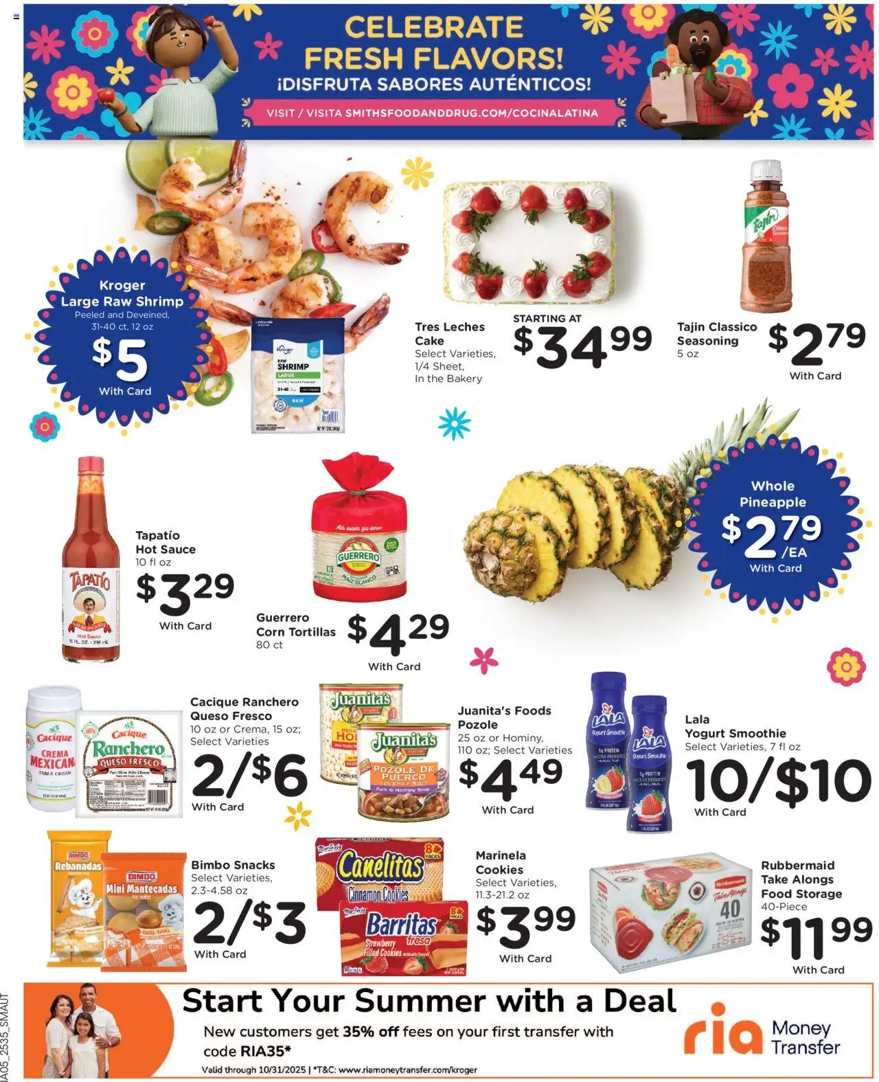 Smith's Weekly Ad - valid from 01.10.2025 | Page: 17 | Products: Table, Pineapple, Cookies, Sauce