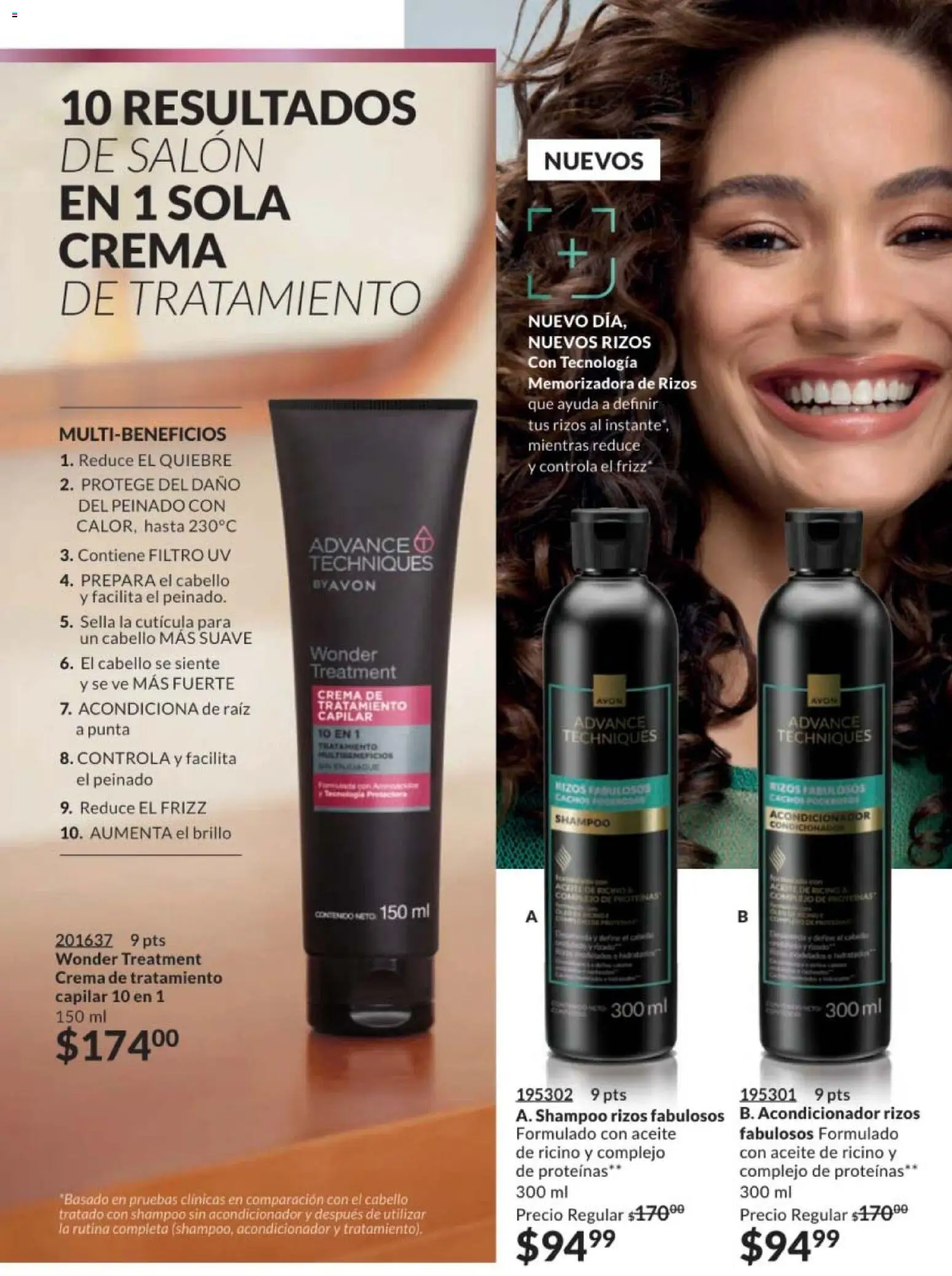 Nuevas ofertas de AVON válidas en toda la República Mexicana desde el 28.11.2025. ¡Encuentra las mejores ofertas en AVON campaña 18 2025! | Página: 192 | Productos: Crema, Brillo, Aceite, Acondicionador