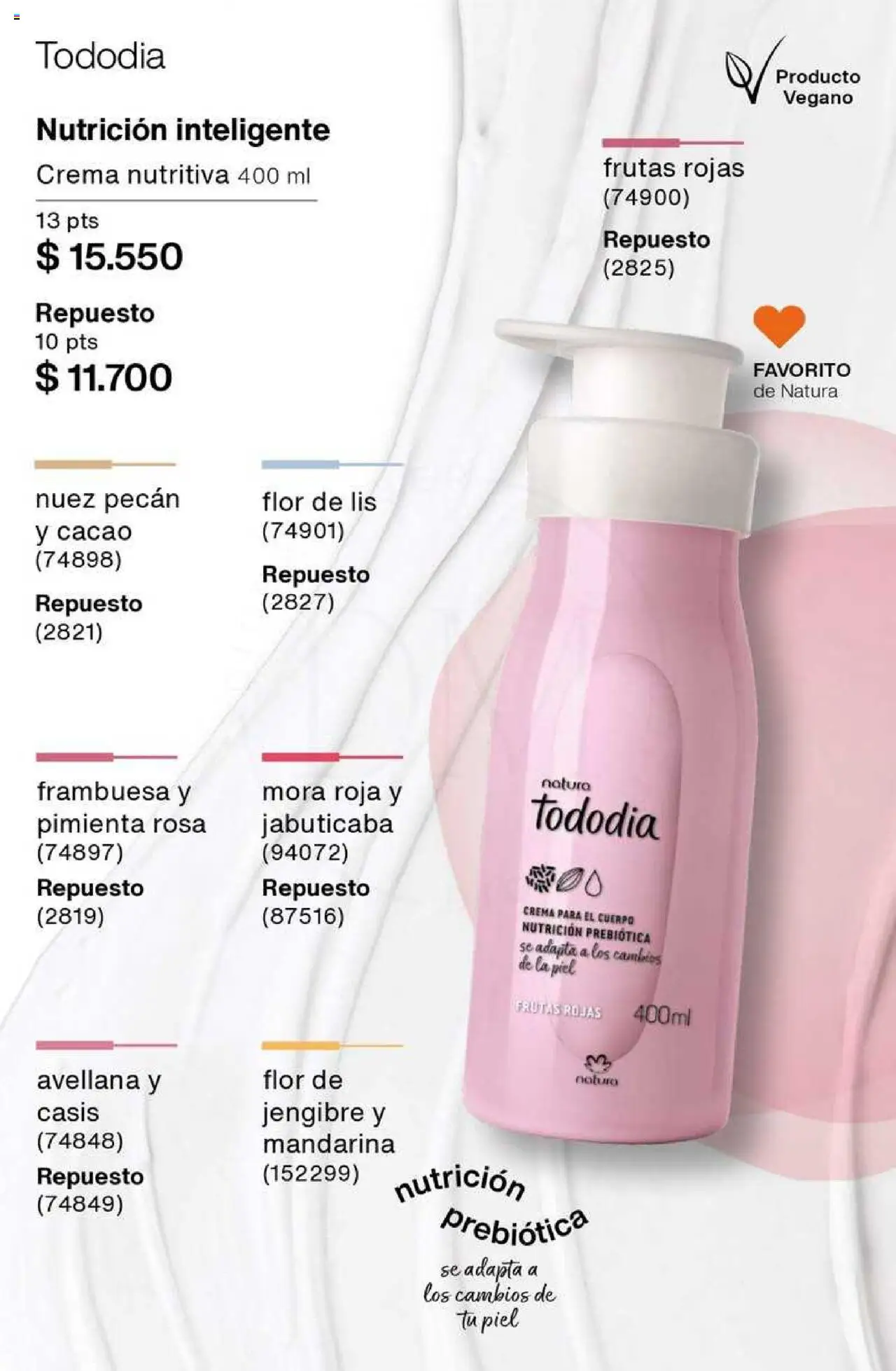 Catálogo Natura Ciclo 6 │ válido desde el 03.04.2025 | Página: 174 | Productos: Crema para el cuerpo, Pimienta, Nuez, Cacao