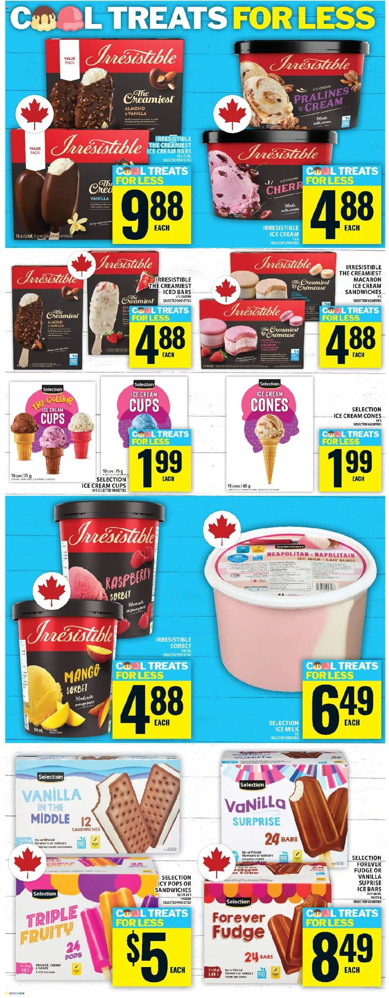 Food Basics flyer valid from 21.08.2025 | Page: 17 | Products: Cream, Ice cream, Milk