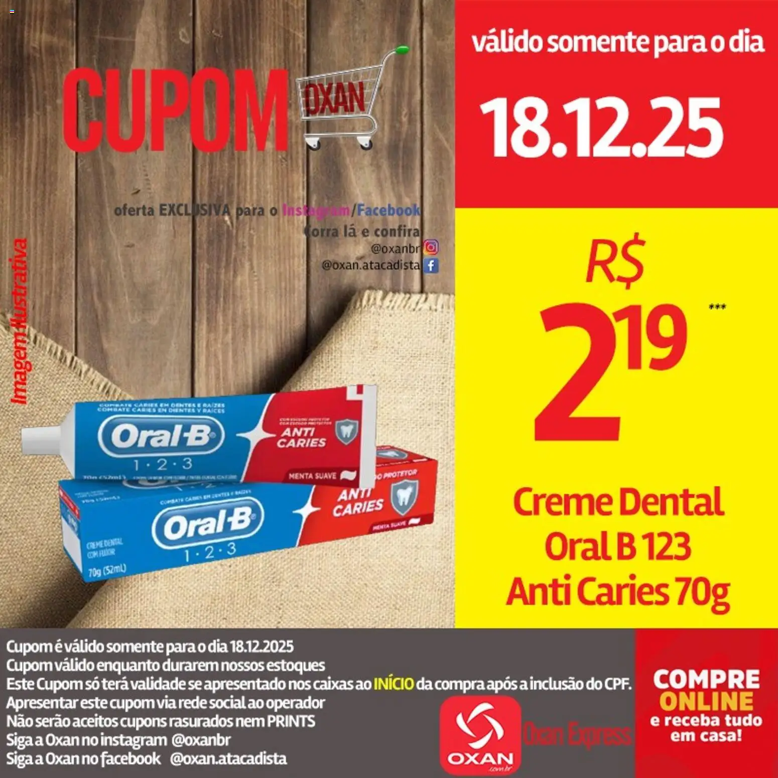 Oxan Atacadista Folheto - válido de 18.12.2025 | Página: 17 | Produtos: Creme, Creme dental