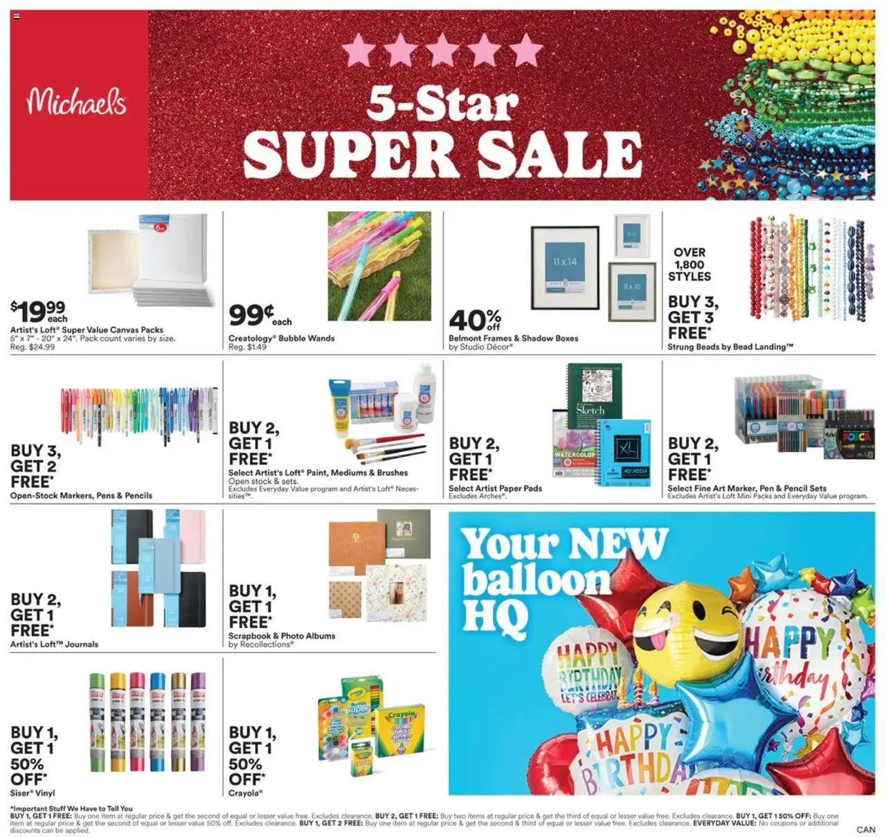 Michaels flyer valid from 15.08.2025 | Page: 1