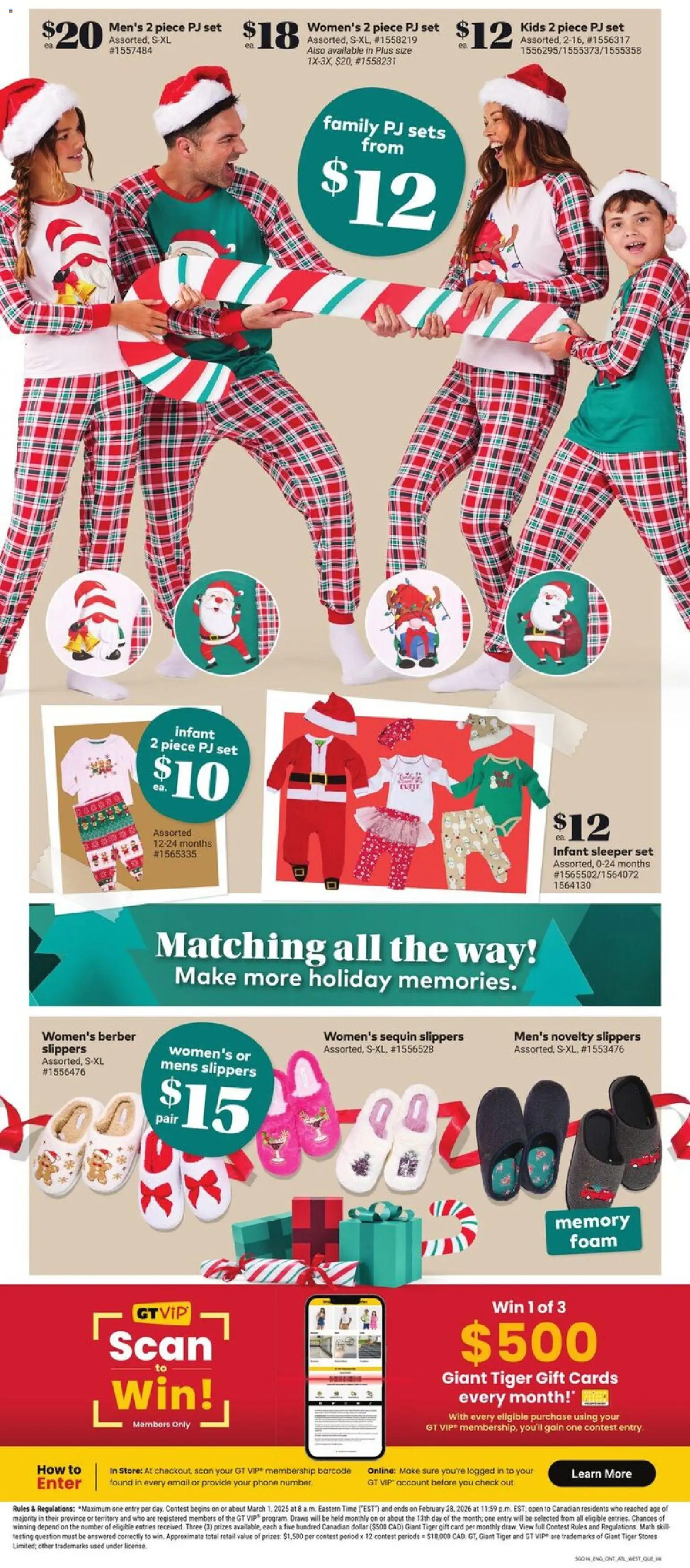 Giant Tiger flyer valid from 19.11.2025 | Page: 10 | Products: Slippers, Phone, Shoes