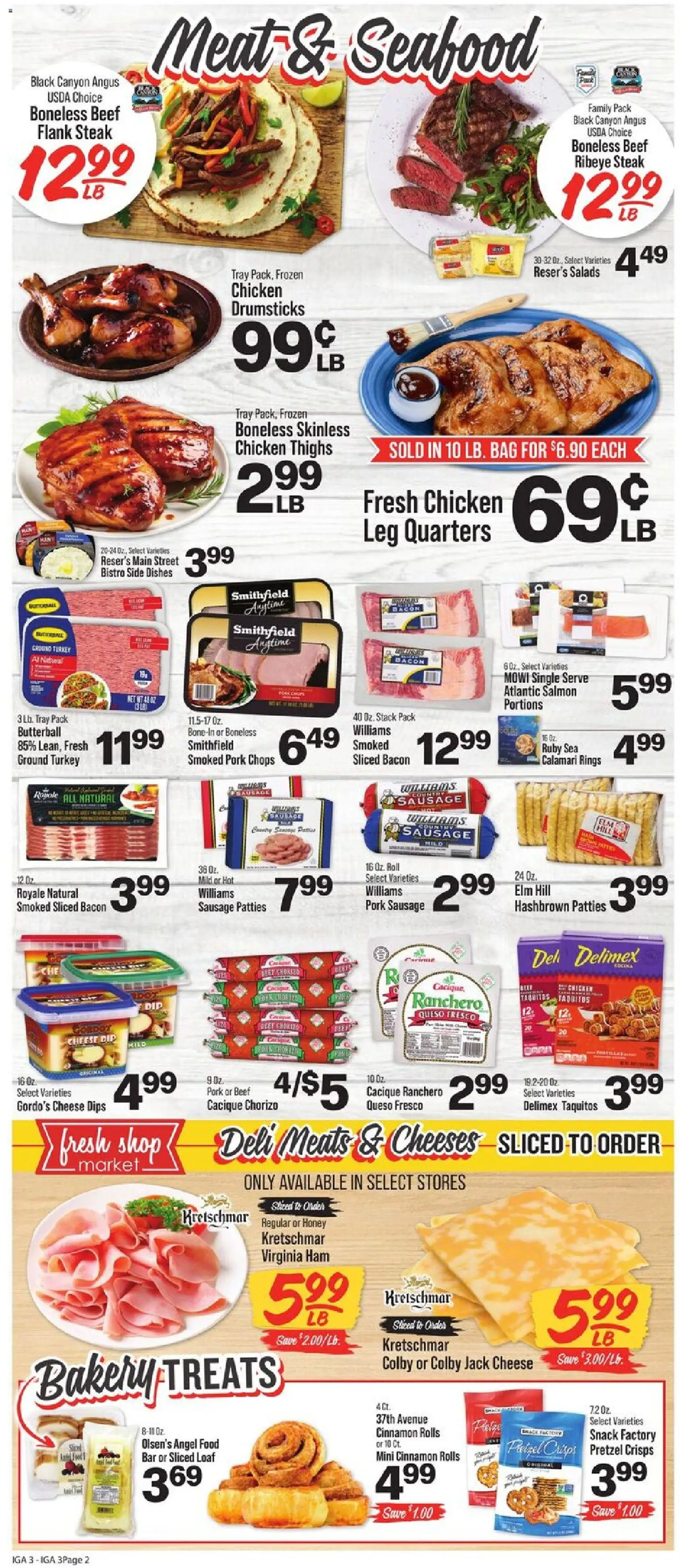 IGA Weekly Ad - valid from 29.04.2026 | Page: 4 | Products: Bakery, Ham, Pork, Bag