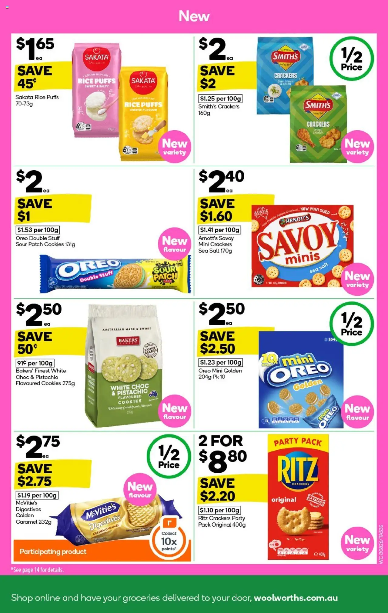 Woolworths catalogue - valid from 27.08.2025 | Page: 35 | Products: Crackers, Chicken, Rice, Salt