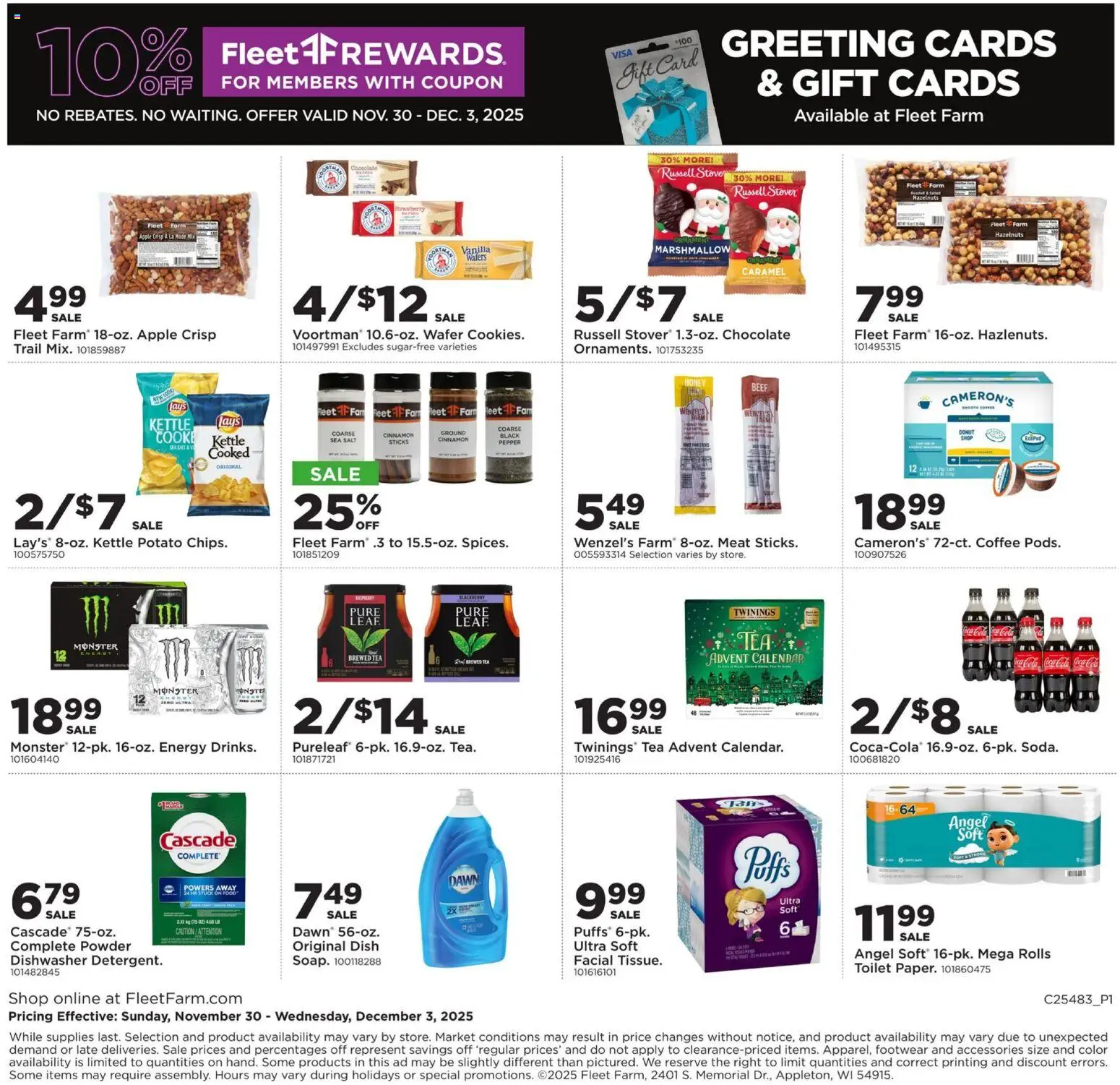 Mills Fleet Farm Cyber Week - valid from 30.11.2025 | Page: 12 | Products: Powder, Coffee, Beef, Fan