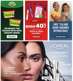 Preview of Meijer weekly ads valid from 03.12.2025 | Page: 39 | Products: Mascara, Eyeliner, Oil, Pads