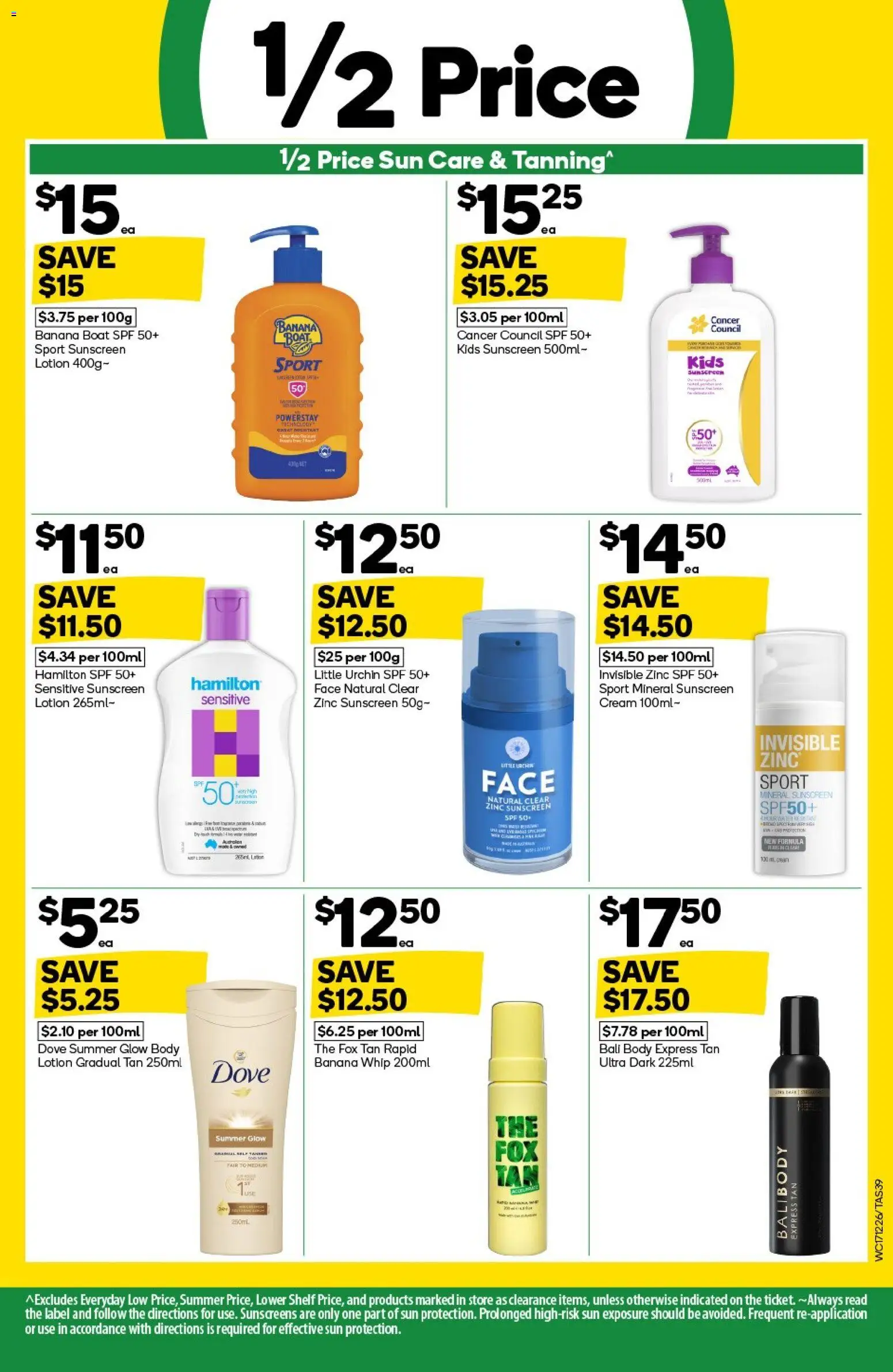 Woolworths catalogue - valid from 17.12.2025 | Page: 39 | Products: Shelf, Sunscreen, Lotion, Cream