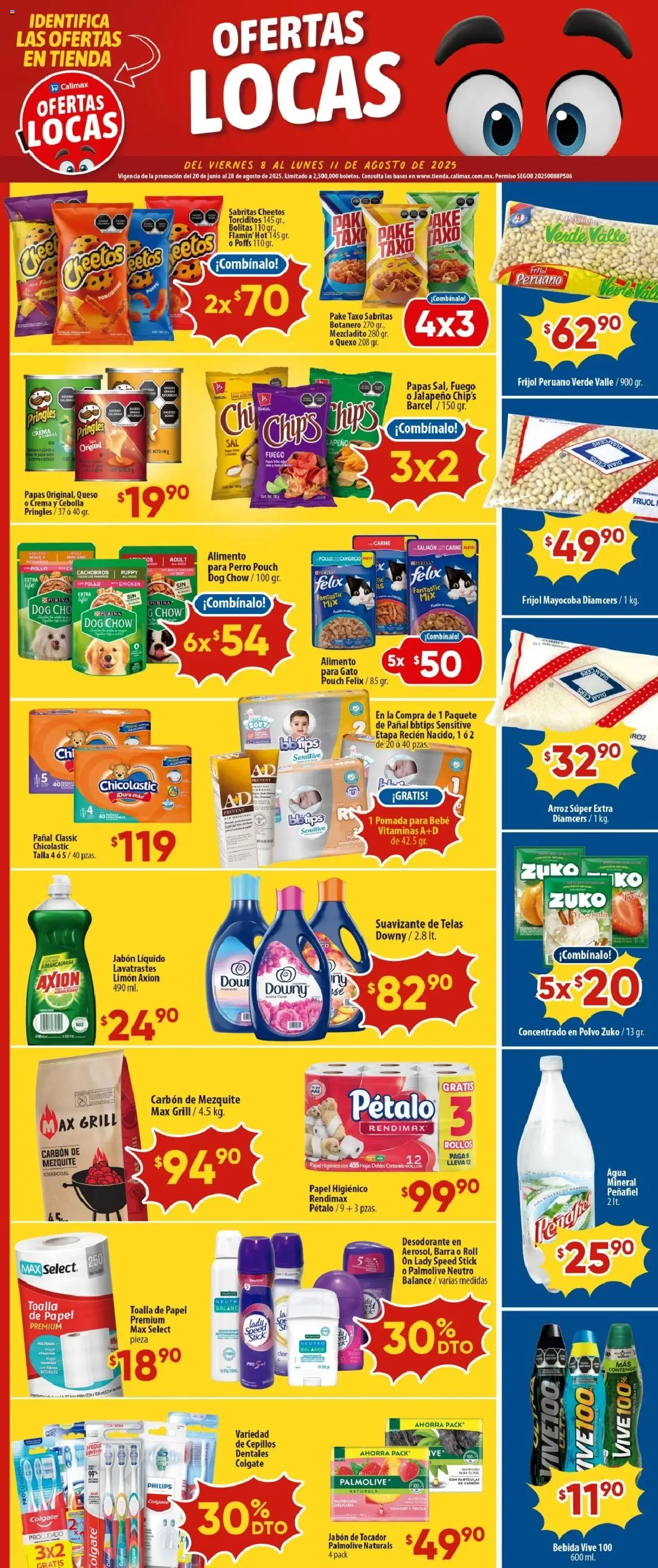 Nuevas ofertas de Calimax válidas en toda la República Mexicana desde el 08.08.2025. ¡Encuentra las mejores ofertas en Calimax - Folleto Mexicali! | Página: 4 | Productos: Cebolla, Vitaminas, Papel higiénico, Pomada