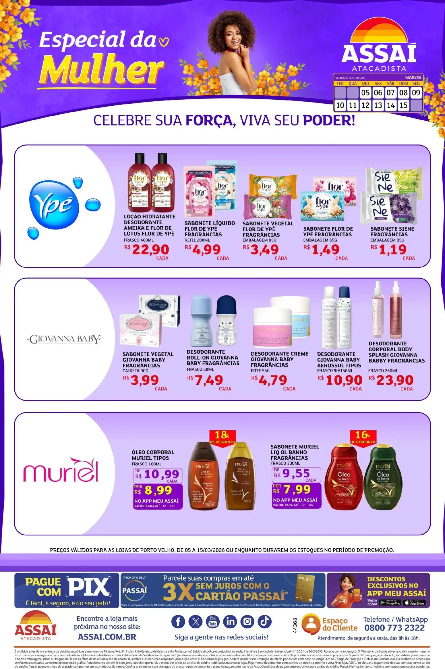 Assaí Atacadista Folheto - válido de 05.03.2026 | Página: 1
